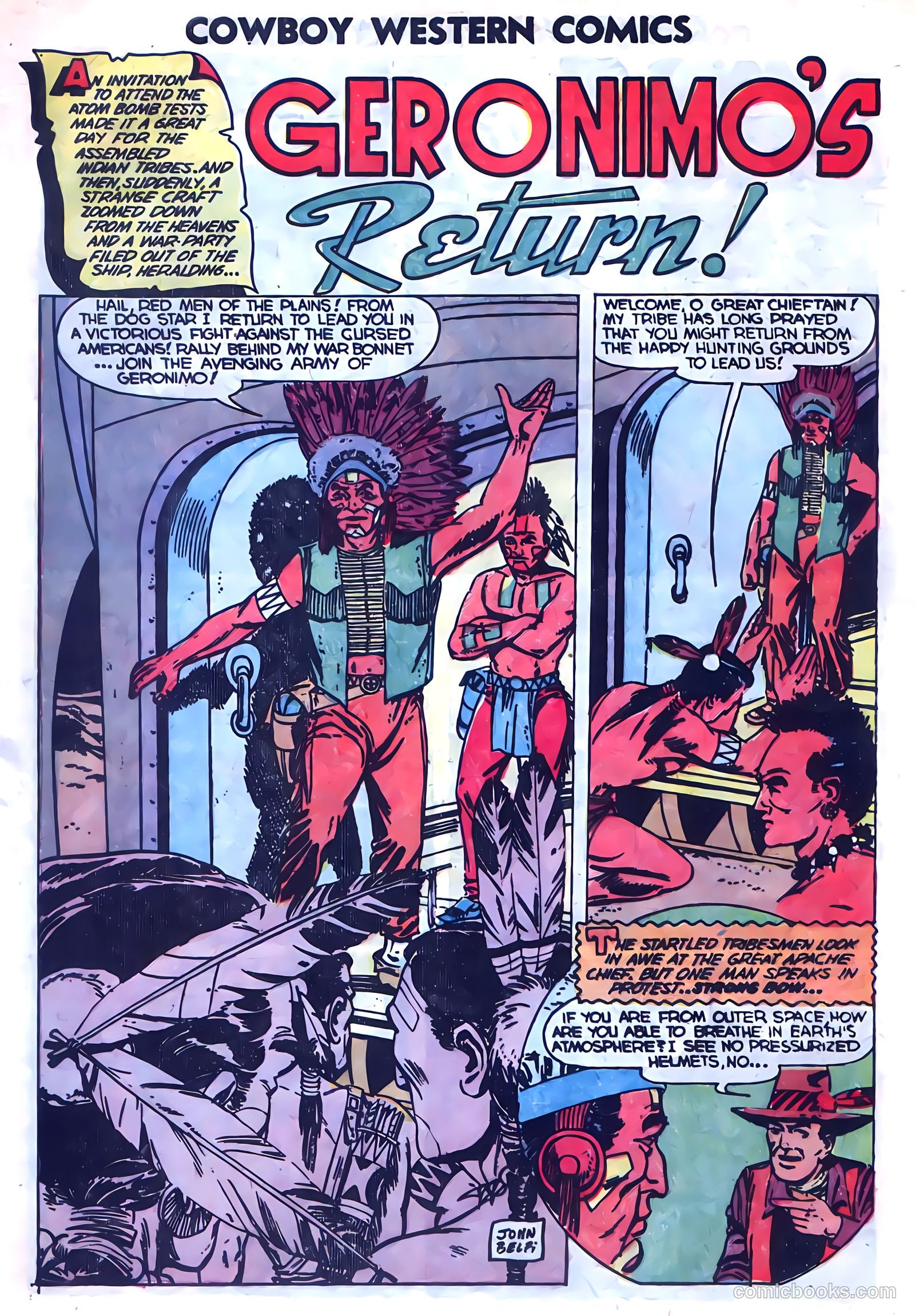 Cowboy Western Comics #46 (1953) — page 28 of 36
