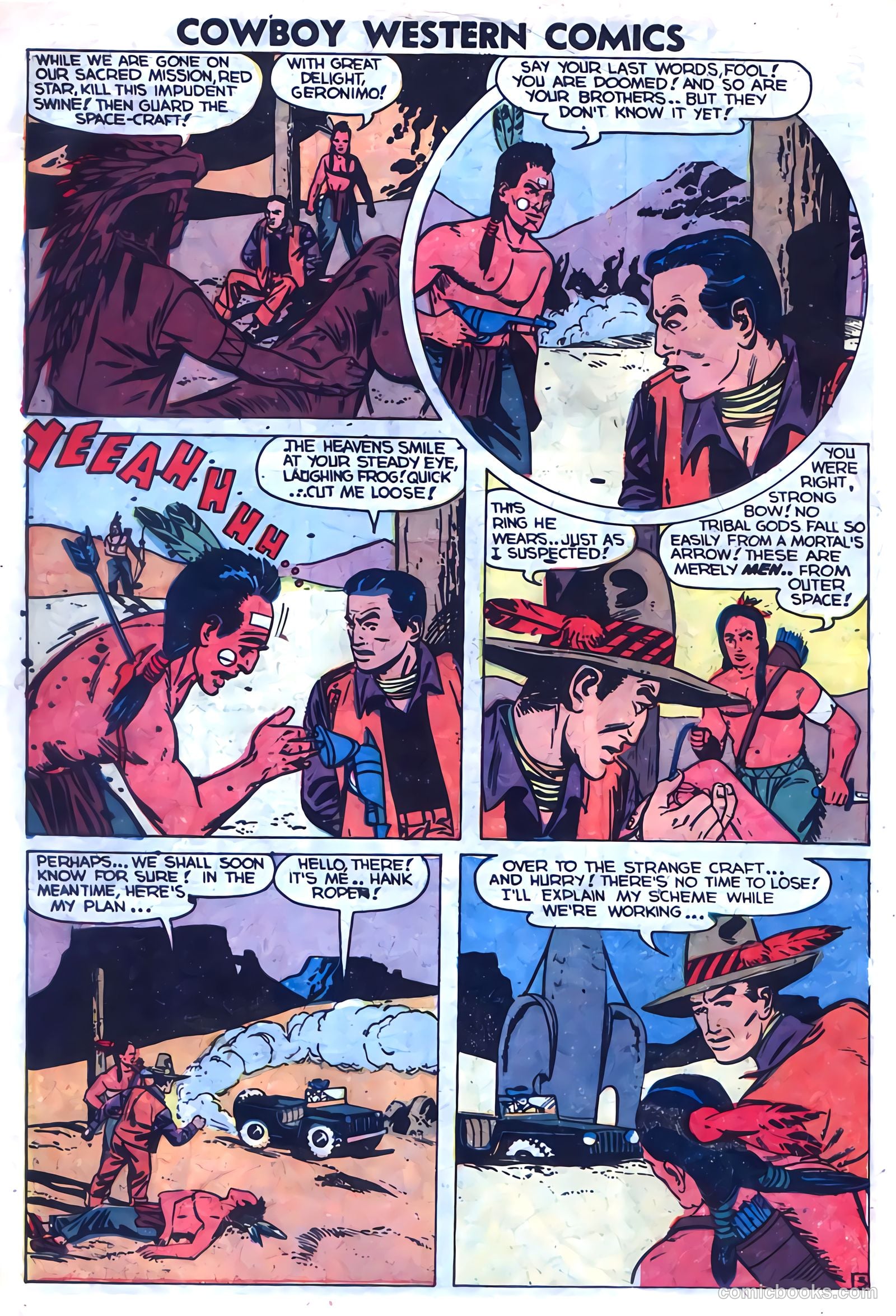 Cowboy Western Comics #46 (1953) — page 30 of 36