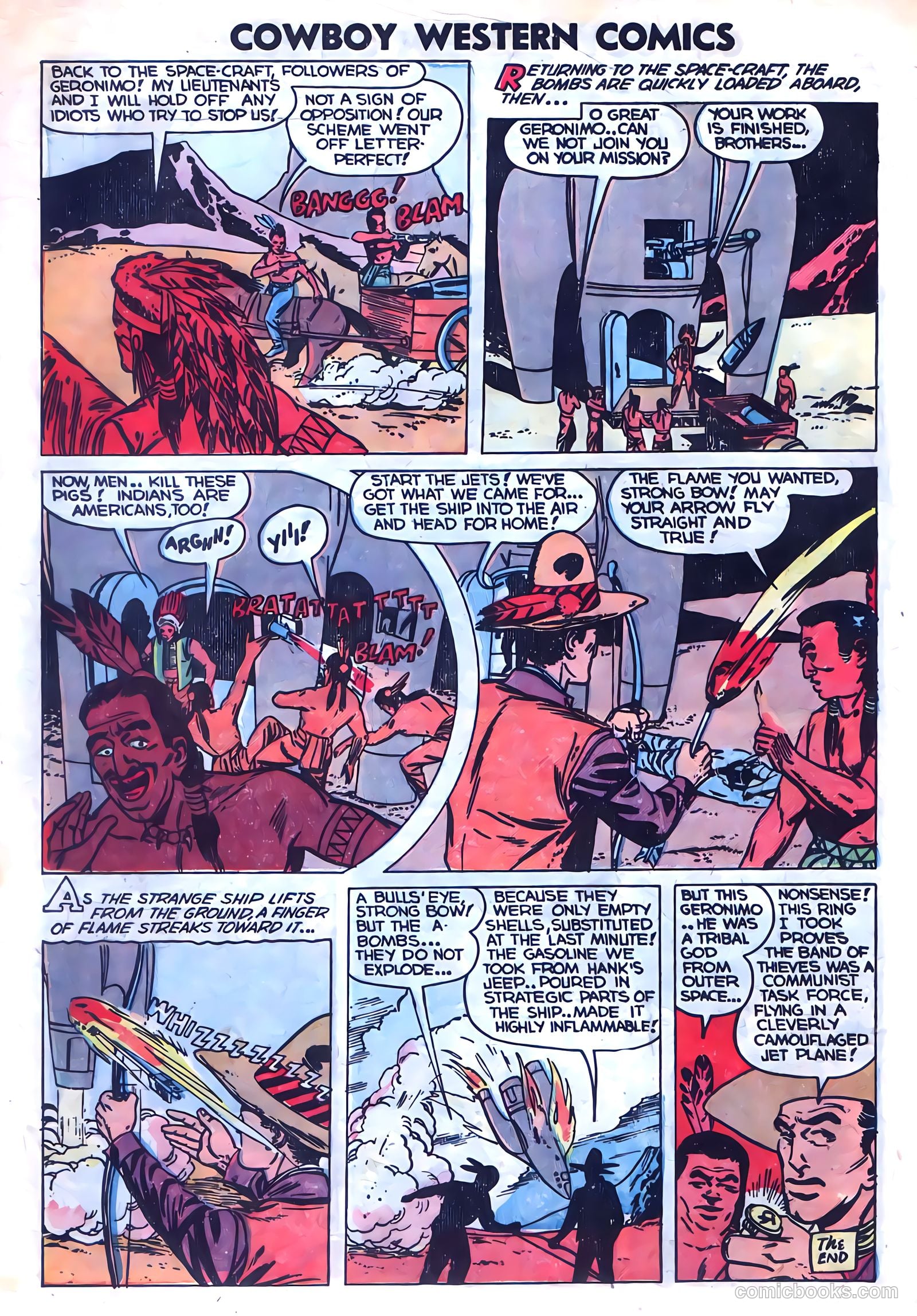 Cowboy Western Comics #46 (1953) — page 32 of 36