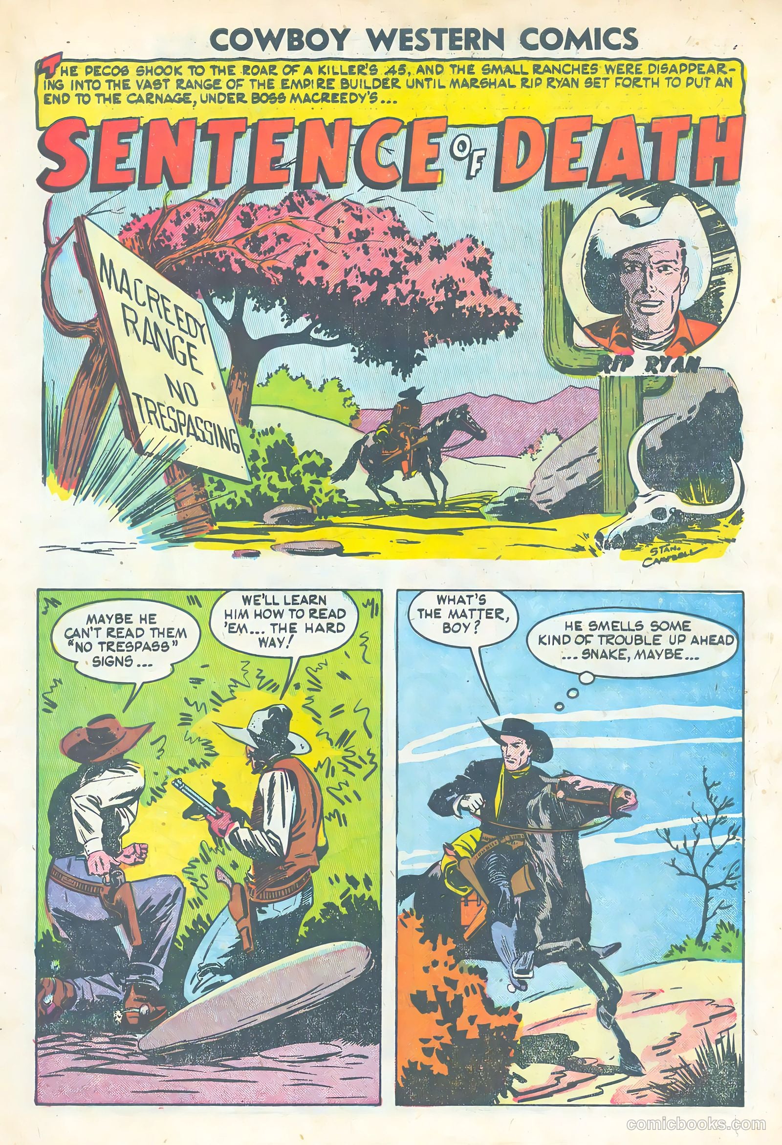 Cowboy Western Heroes #47 (1953) — page 3 of 36