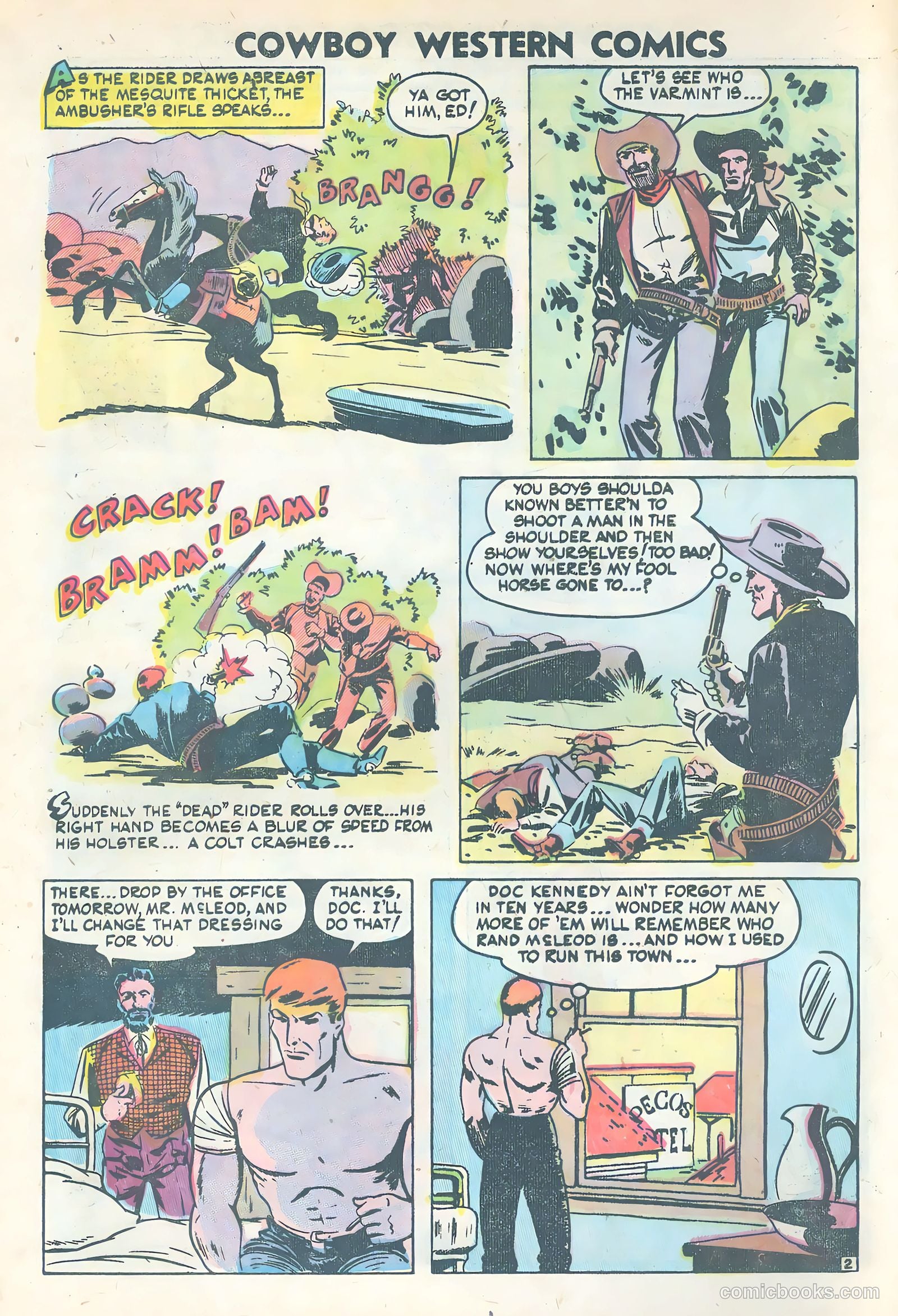 Cowboy Western Heroes #47 (1953) — page 4 of 36