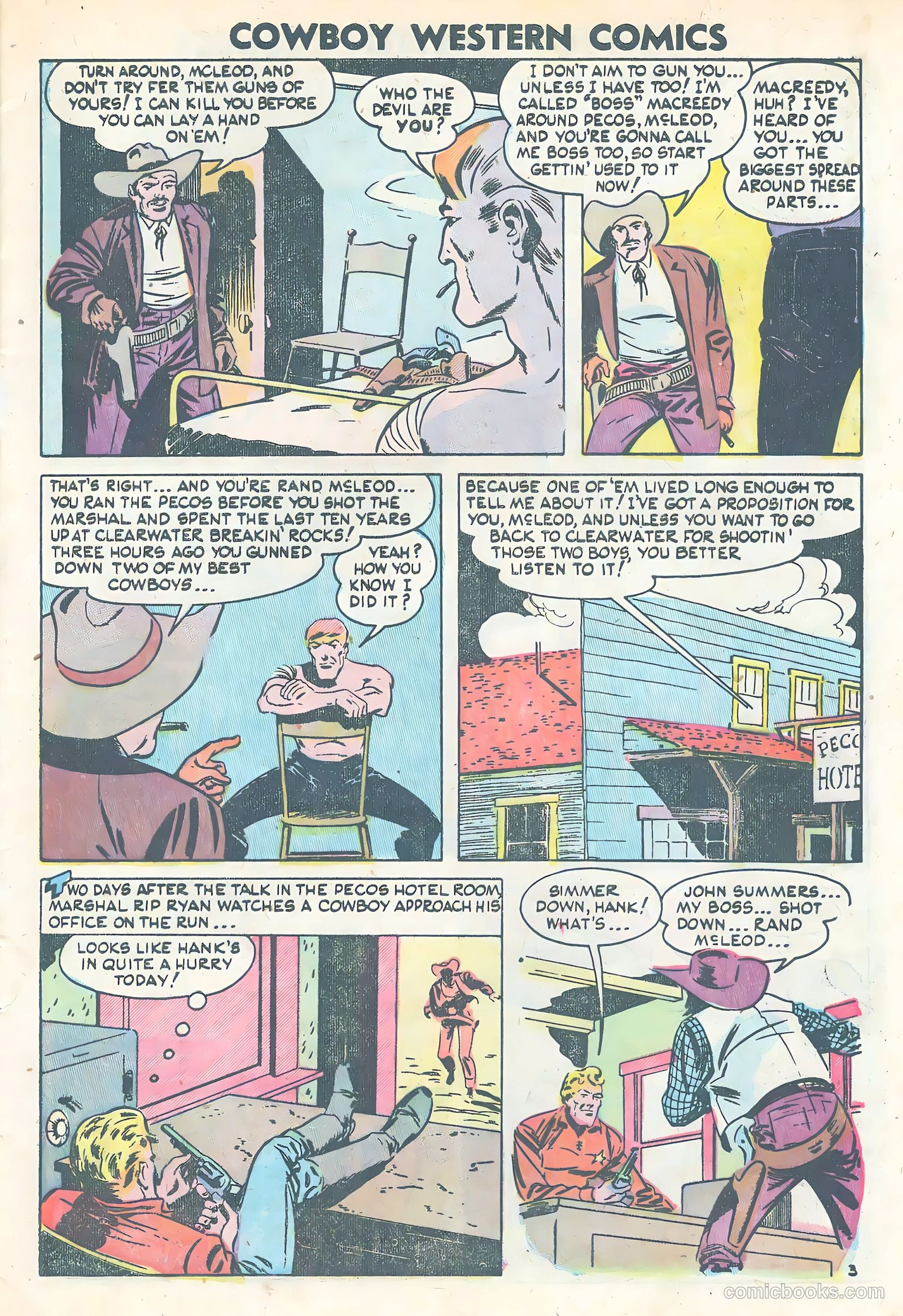 Cowboy Western Heroes #47 (1953) — page 5 of 36