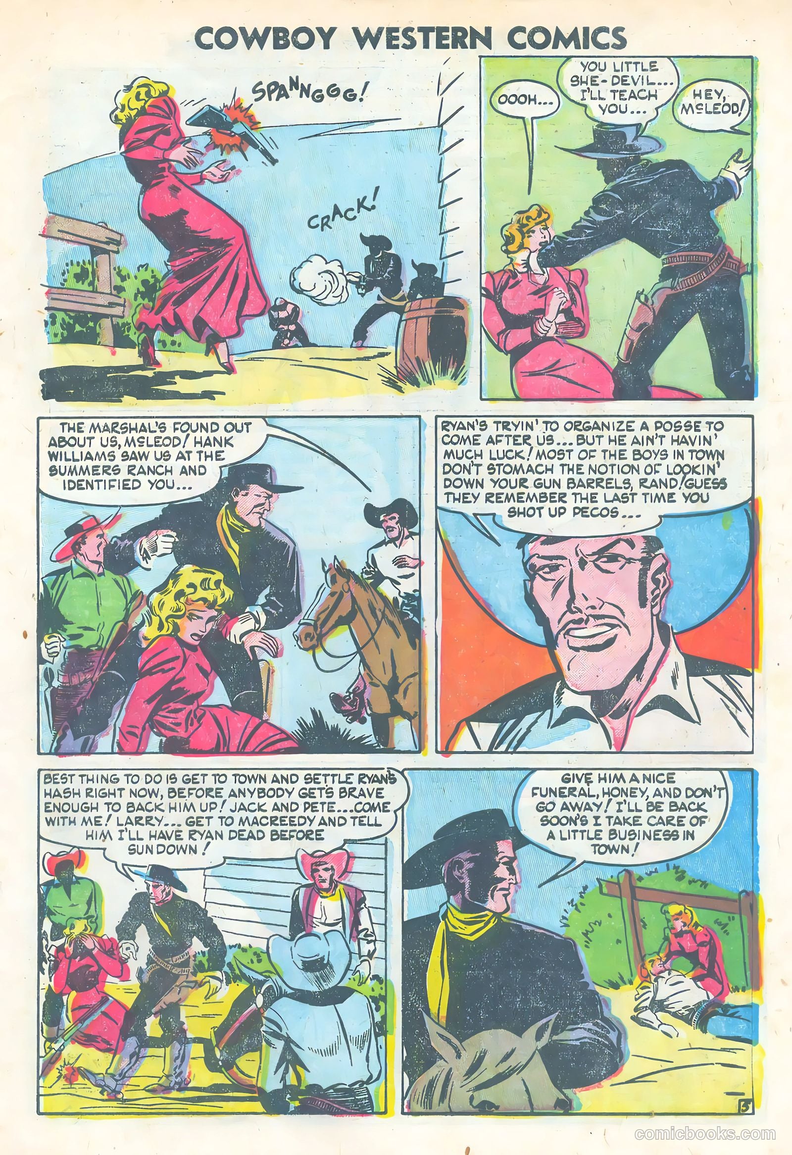 Cowboy Western Heroes #47 (1953) — page 7 of 36