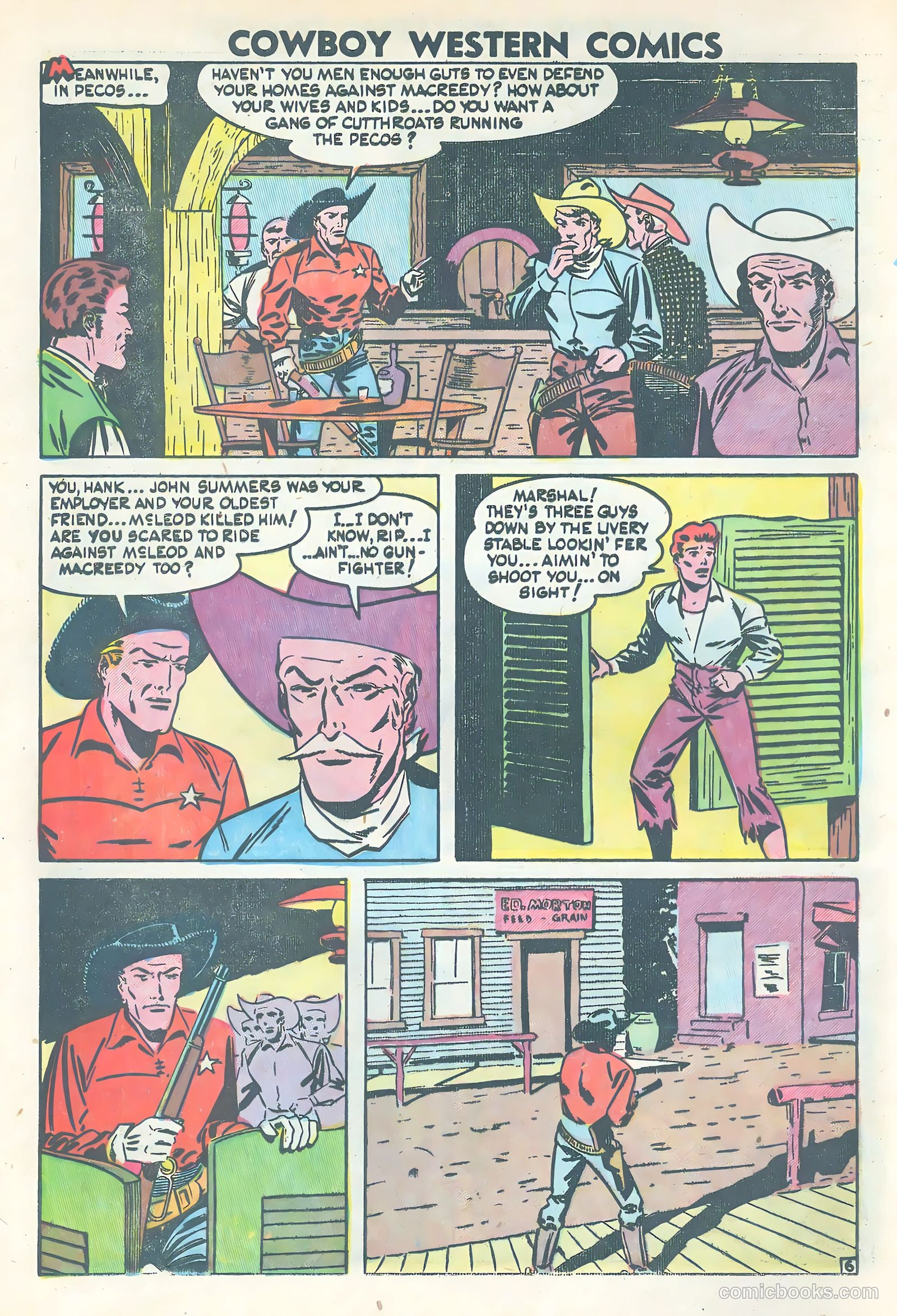 Cowboy Western Heroes #47 (1953) — page 8 of 36