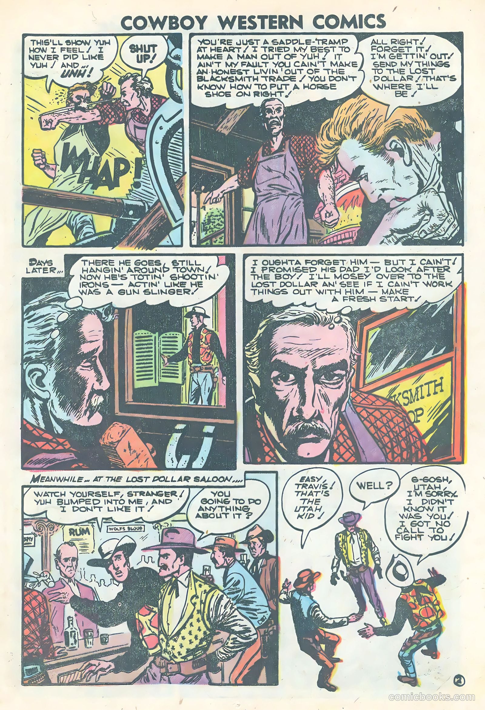 Cowboy Western Heroes #47 (1953) — page 13 of 36