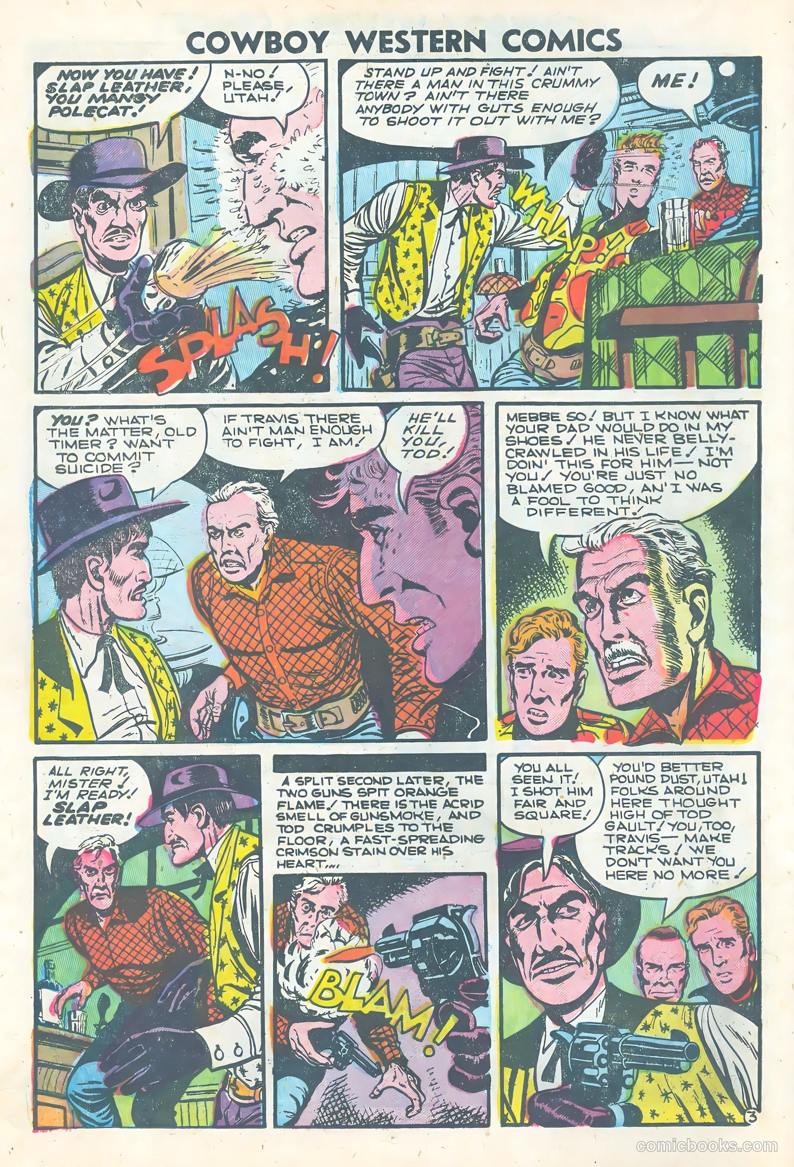 Cowboy Western Heroes #47 (1953) — page 14 of 36