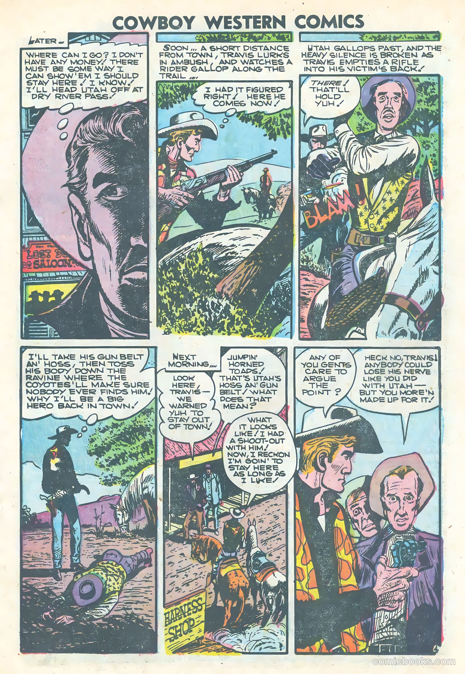 Cowboy Western Heroes #47 (1953) — page 15 of 36