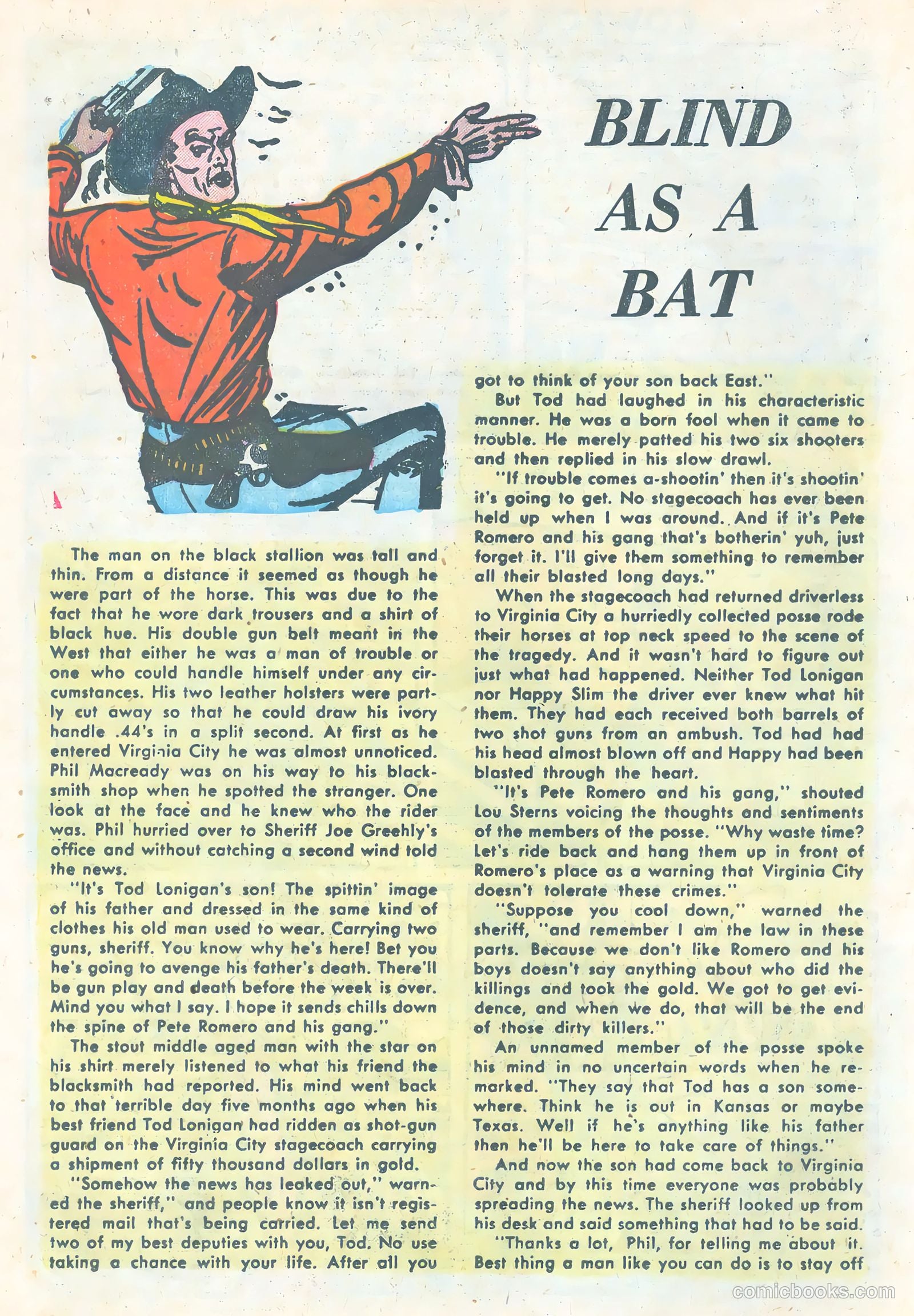 Cowboy Western Heroes #47 (1953) — page 18 of 36