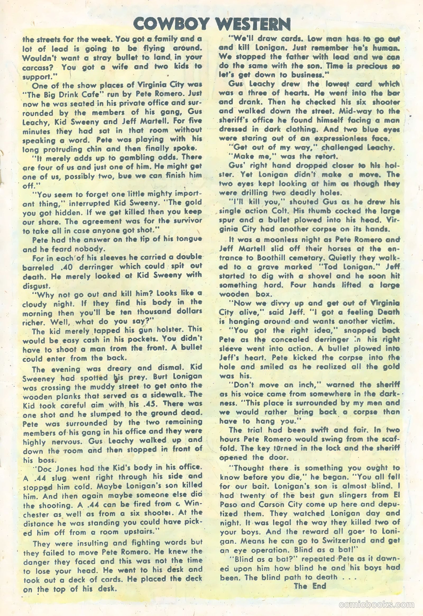 Cowboy Western Heroes #47 (1953) — page 19 of 36