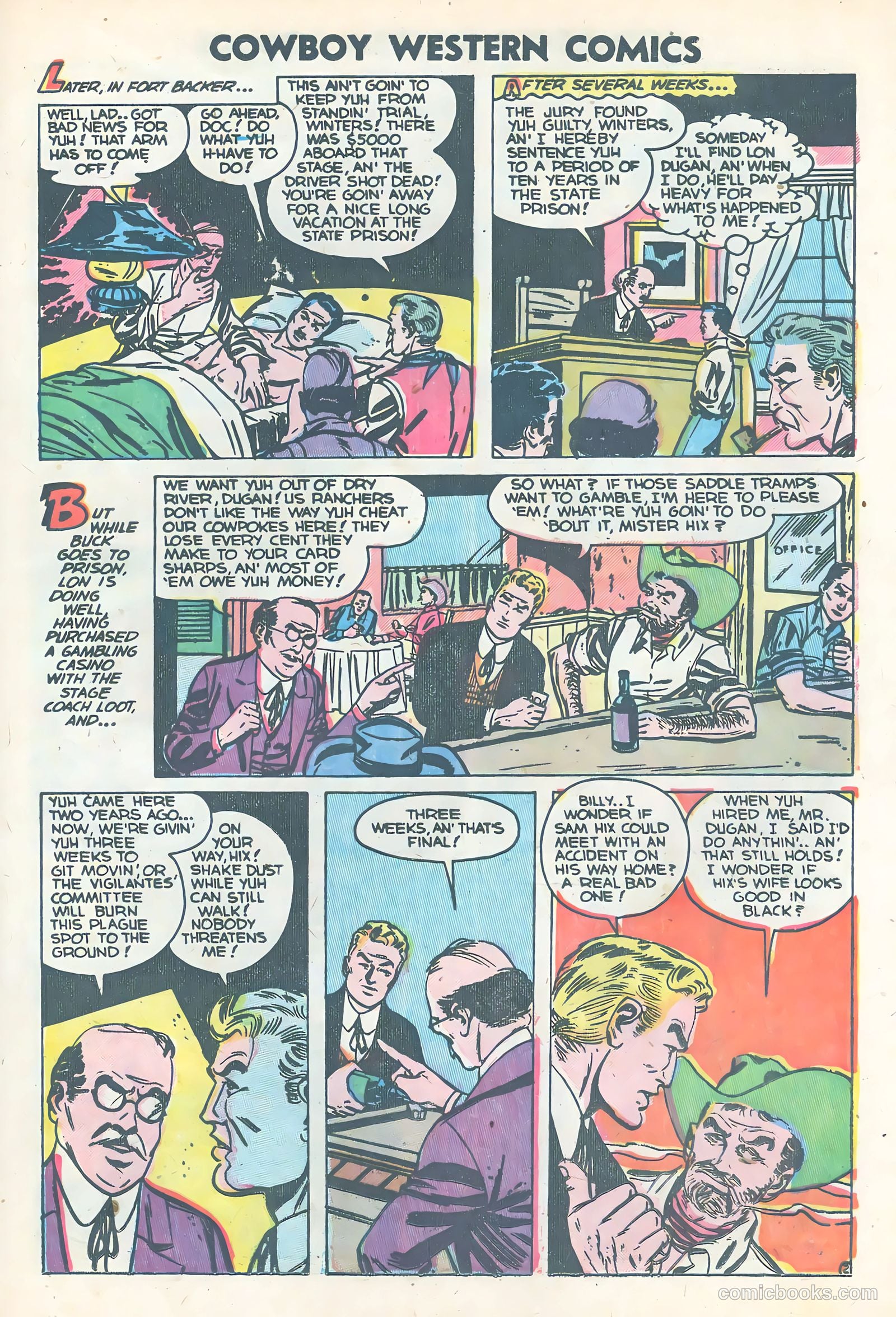 Cowboy Western Heroes #47 (1953) — page 21 of 36