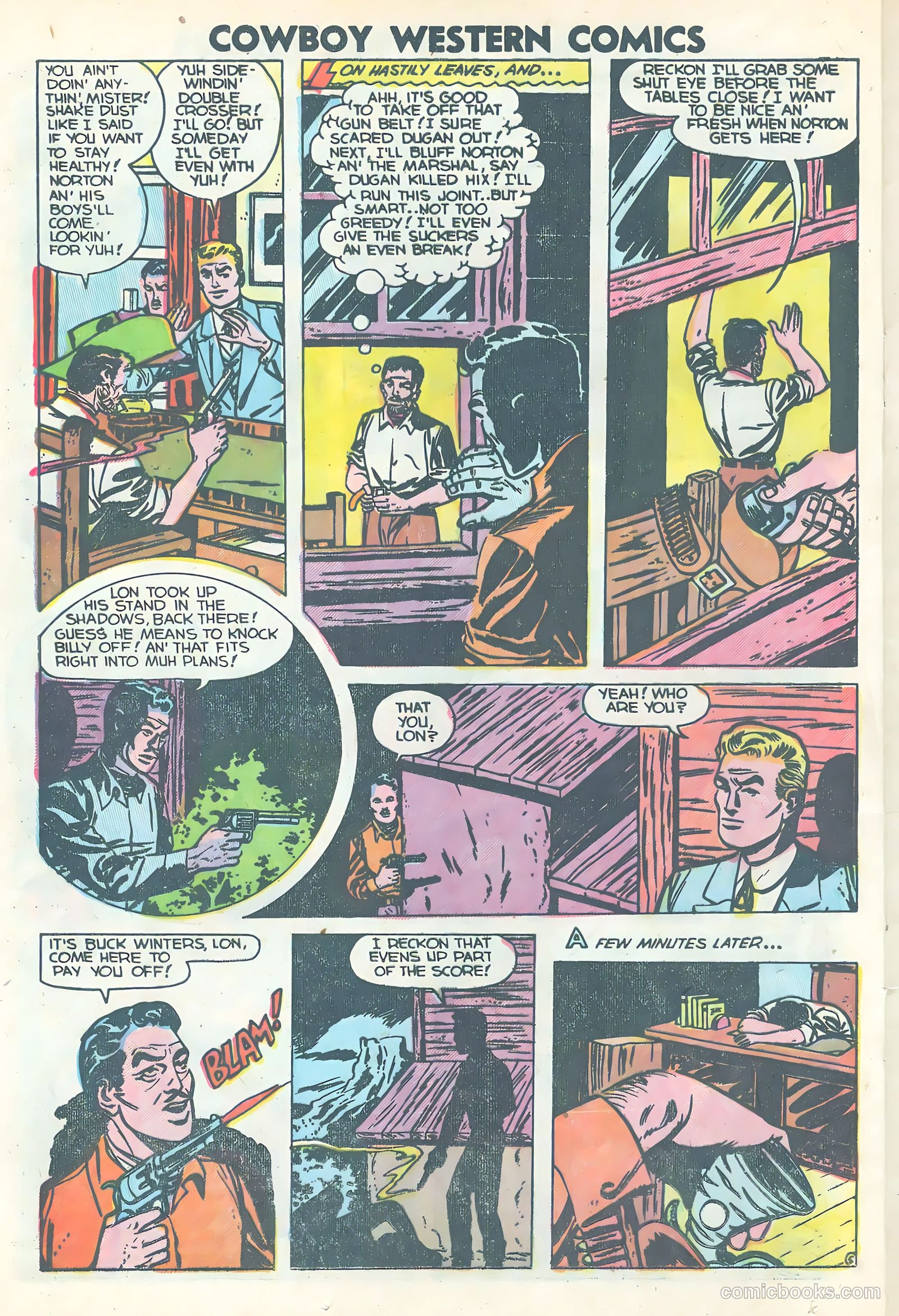 Cowboy Western Heroes #47 (1953) — page 24 of 36