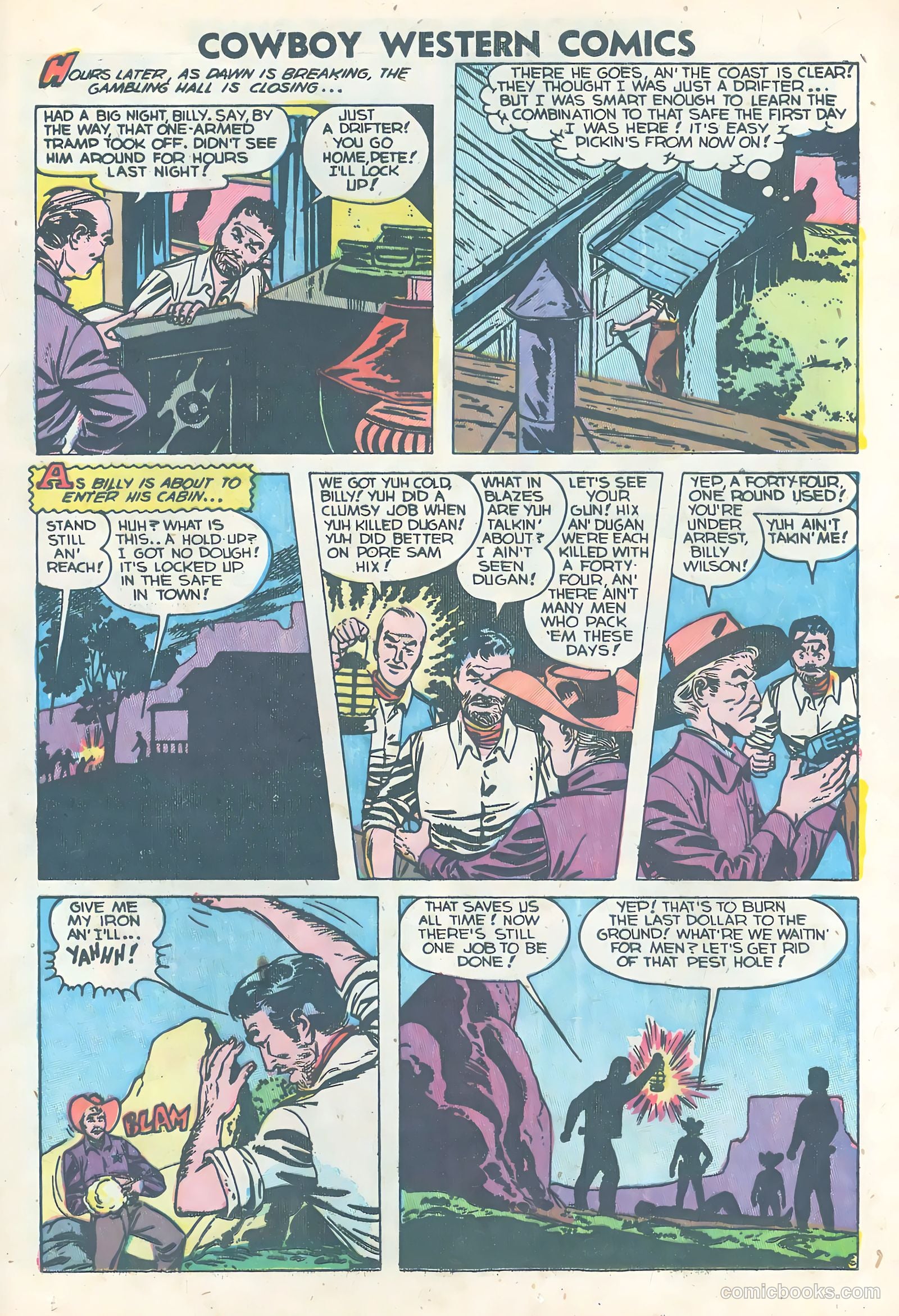Cowboy Western Heroes #47 (1953) — page 25 of 36