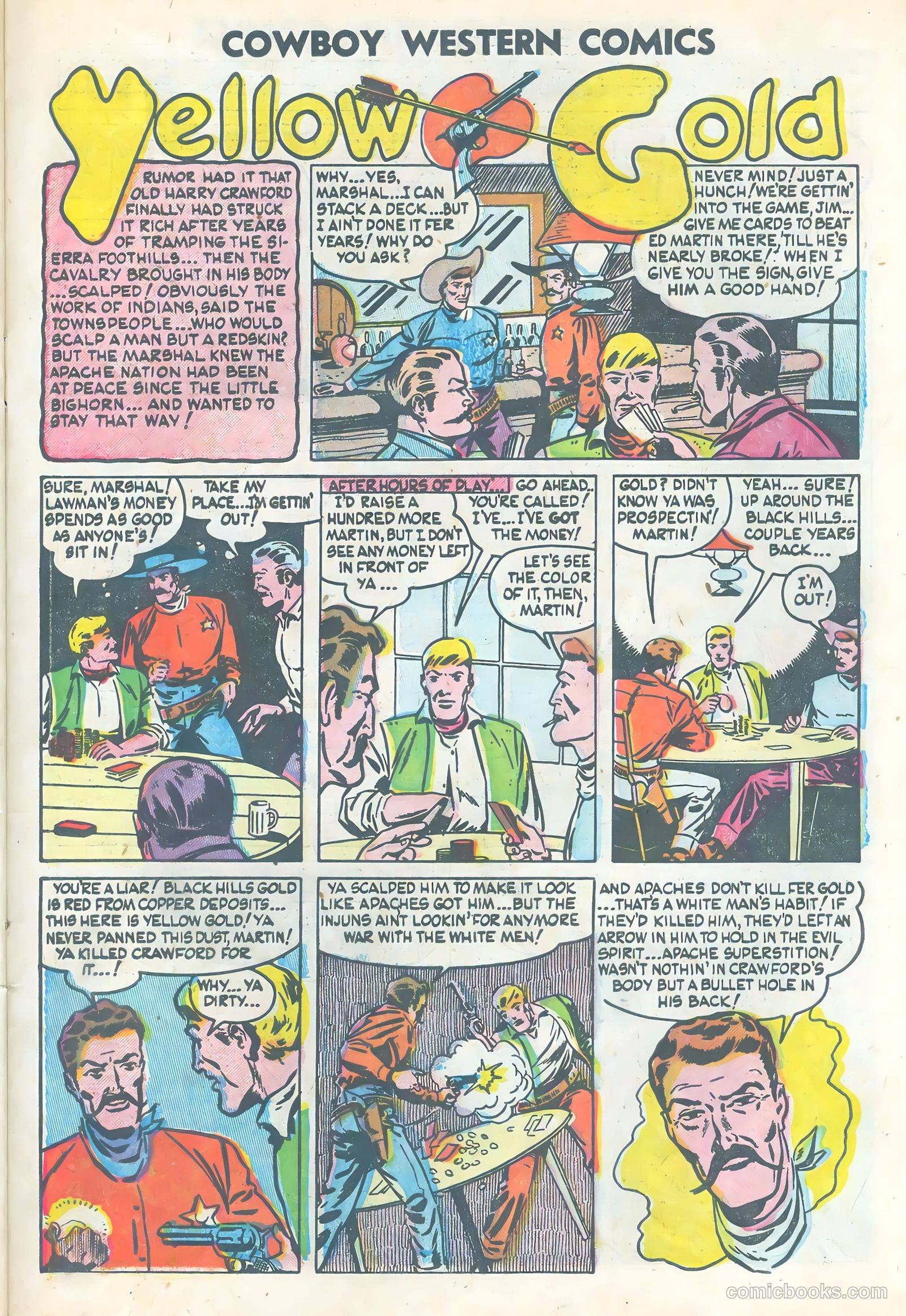 Cowboy Western Heroes #47 (1953) — page 27 of 36