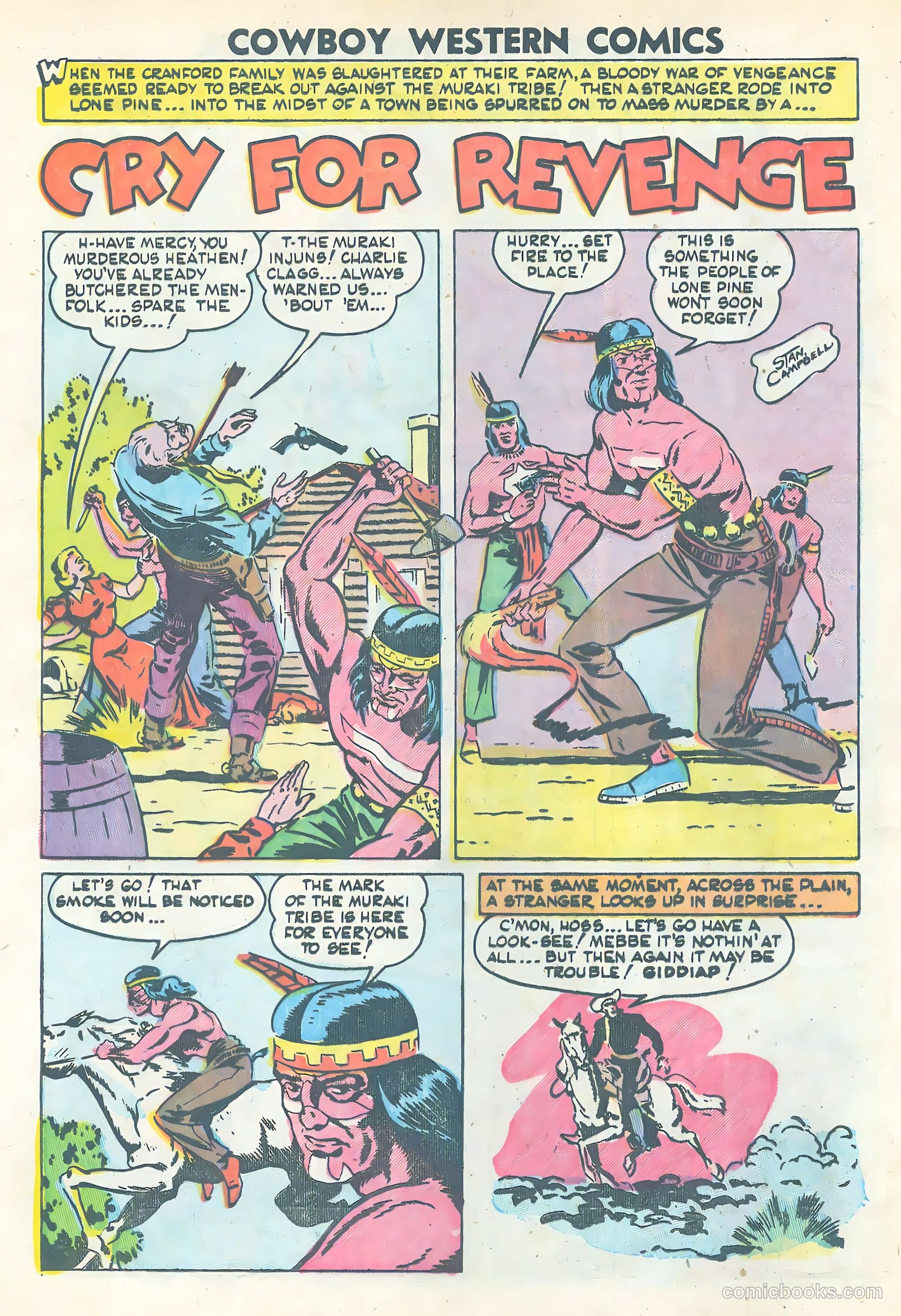 Cowboy Western Heroes #47 (1953) — page 28 of 36