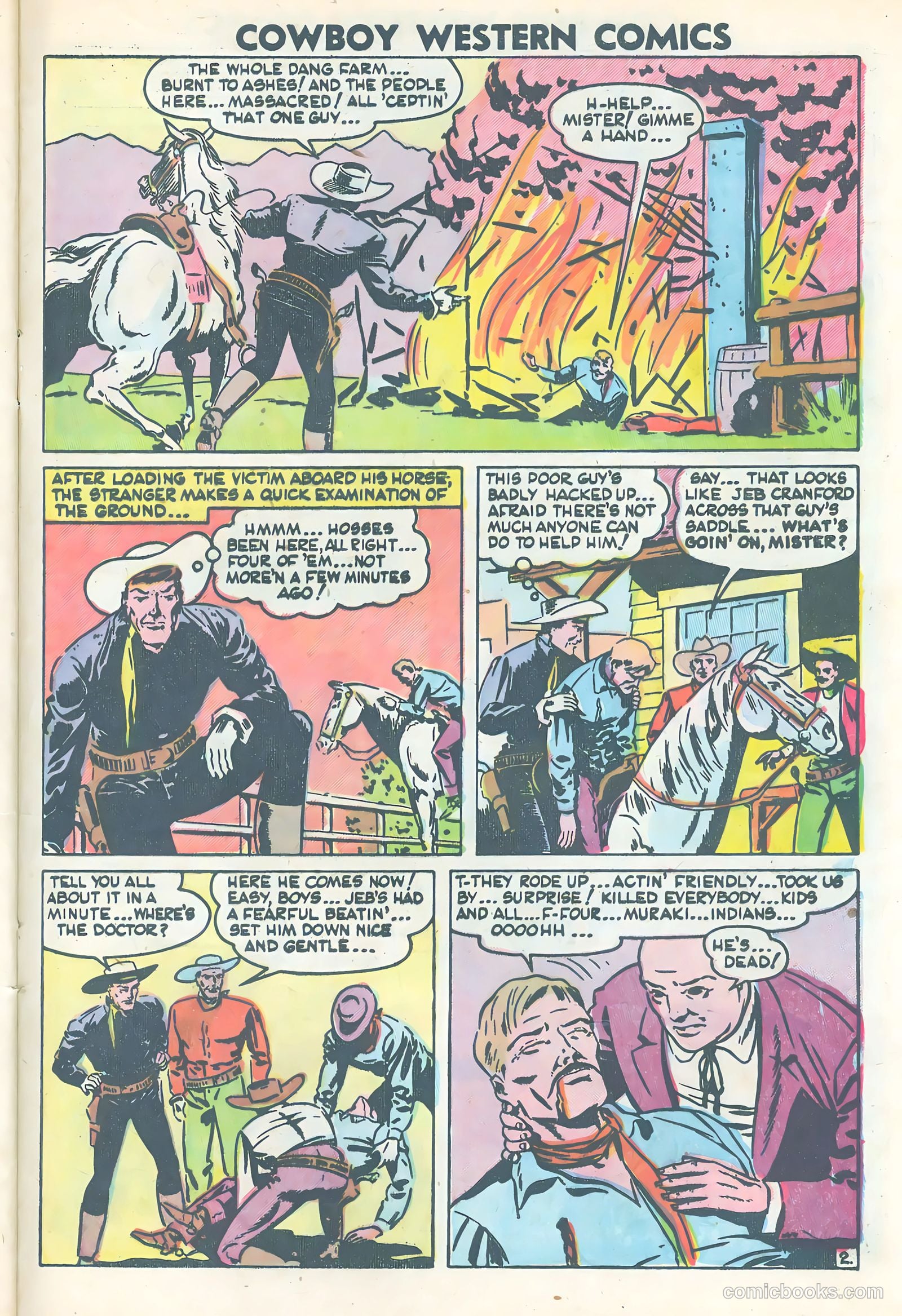 Cowboy Western Heroes #47 (1953) — page 29 of 36