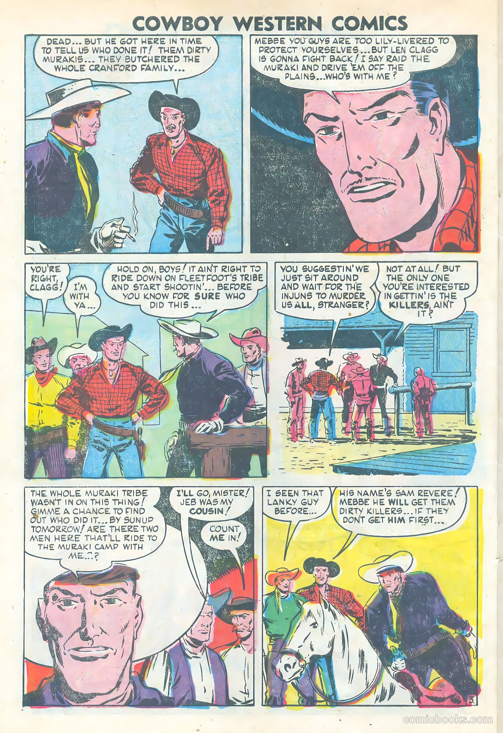 Cowboy Western Heroes #47 (1953) — page 30 of 36