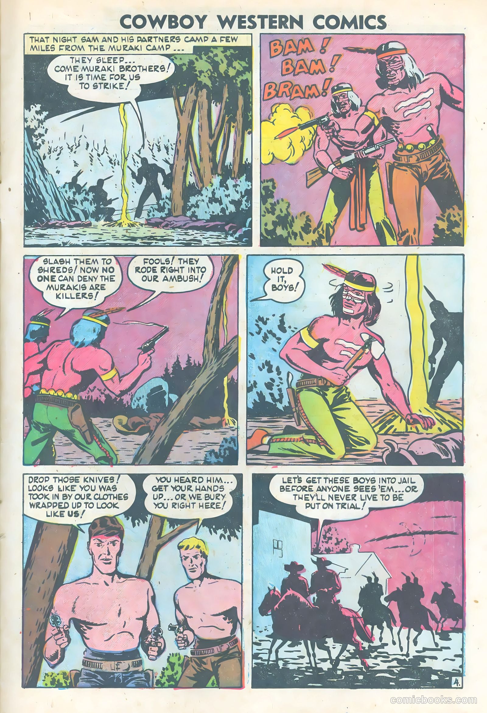 Cowboy Western Heroes #47 (1953) — page 31 of 36