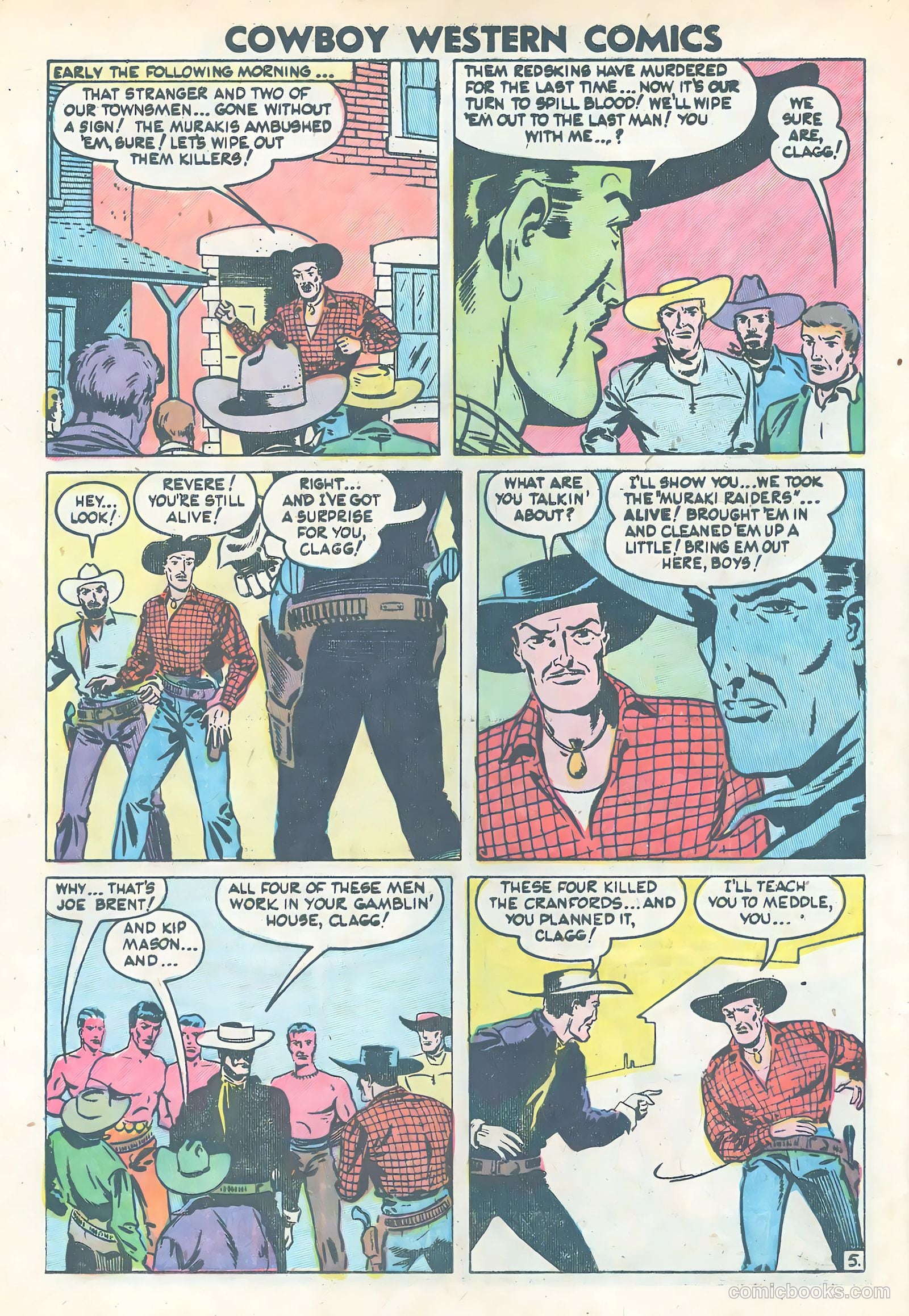 Cowboy Western Heroes #47 (1953) — page 32 of 36