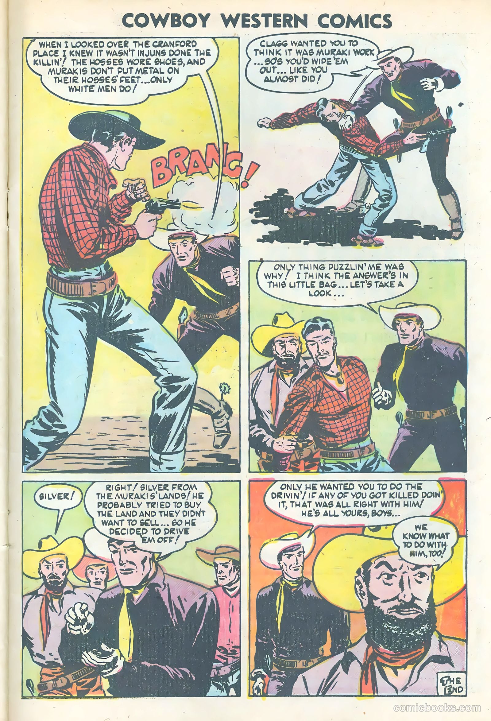 Cowboy Western Heroes #47 (1953) — page 33 of 36