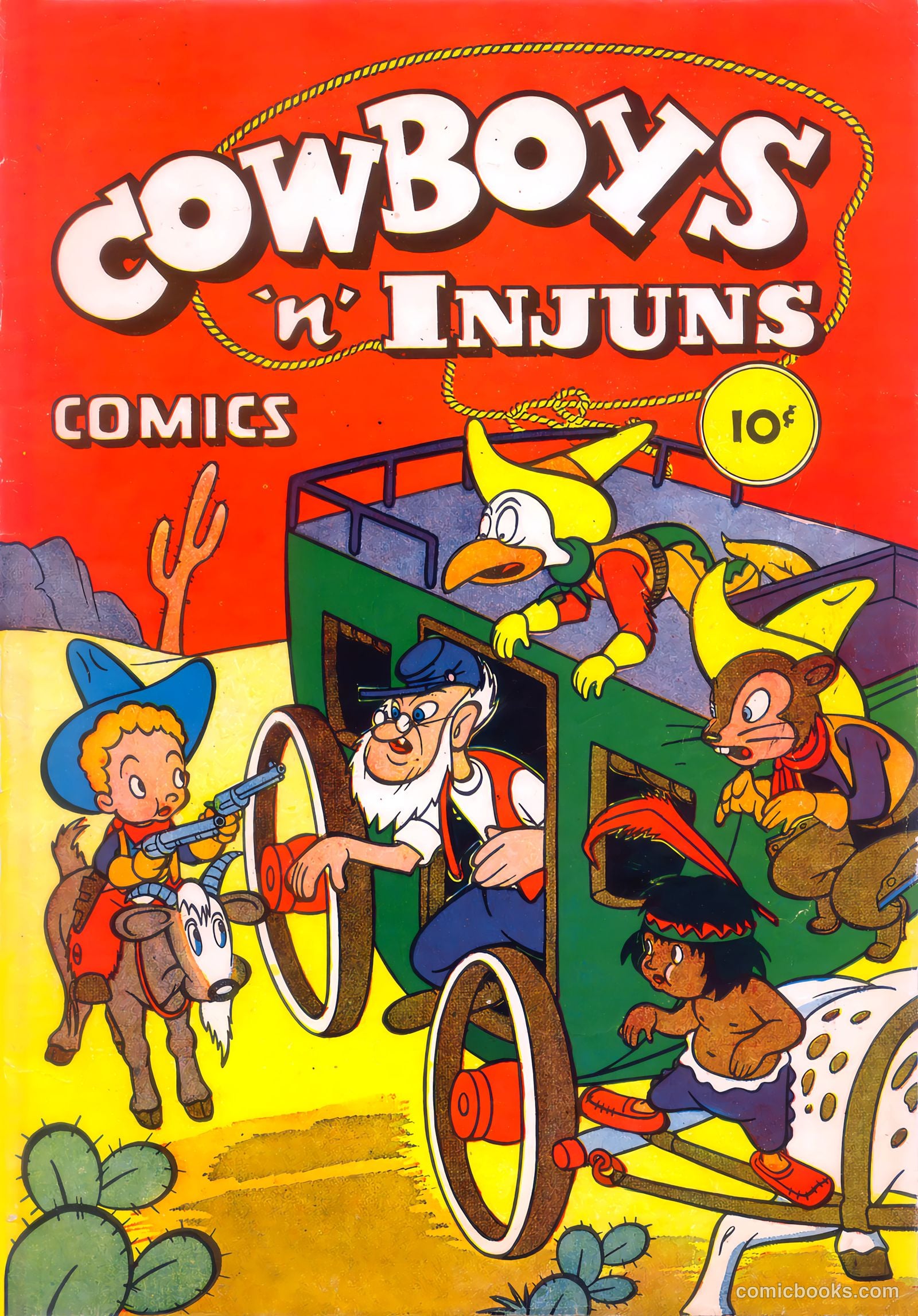 Cowboys 'n' Injuns #1 cover