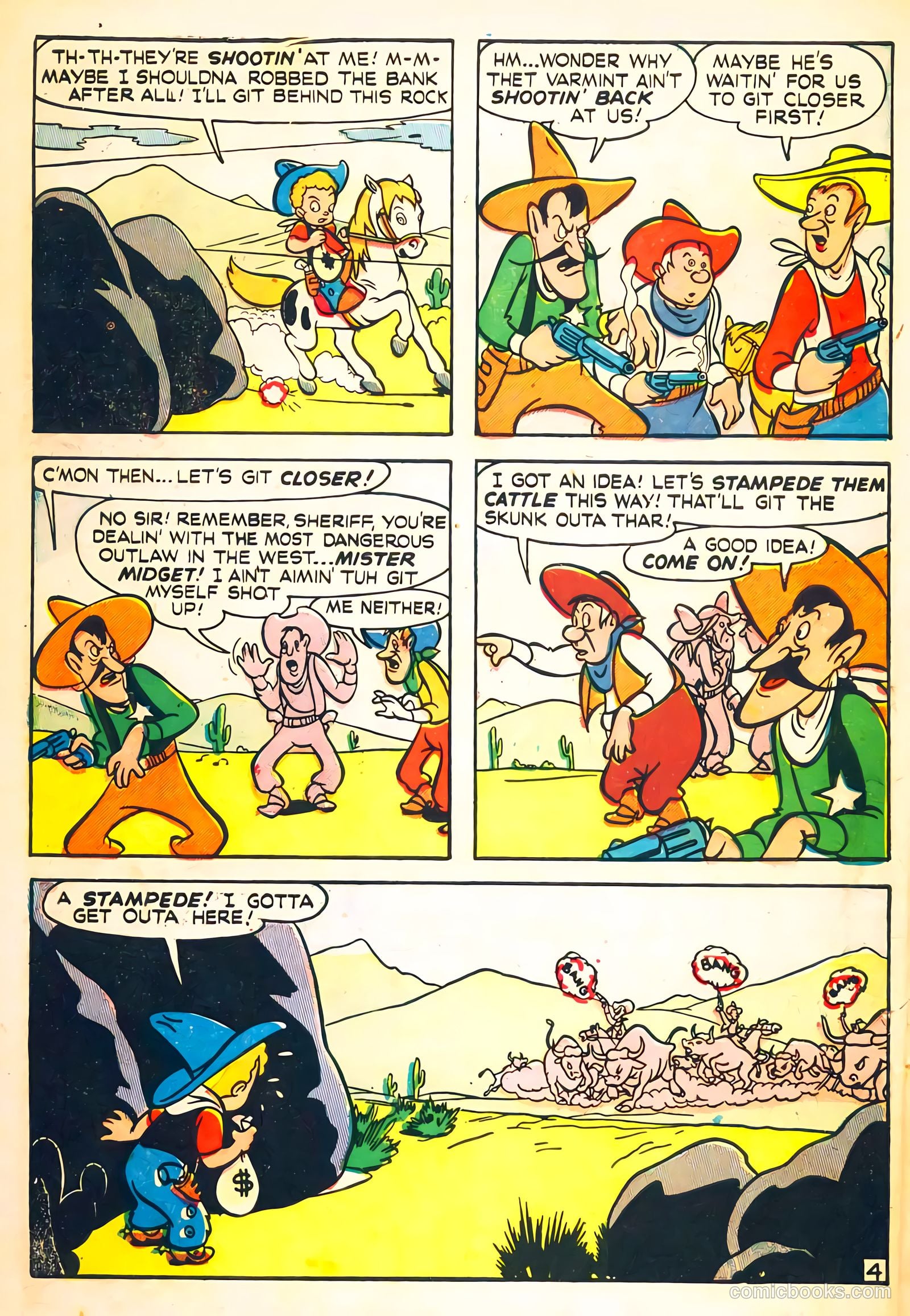 Cowboys 'N' Injuns #1 (1958) — page 6 of 36