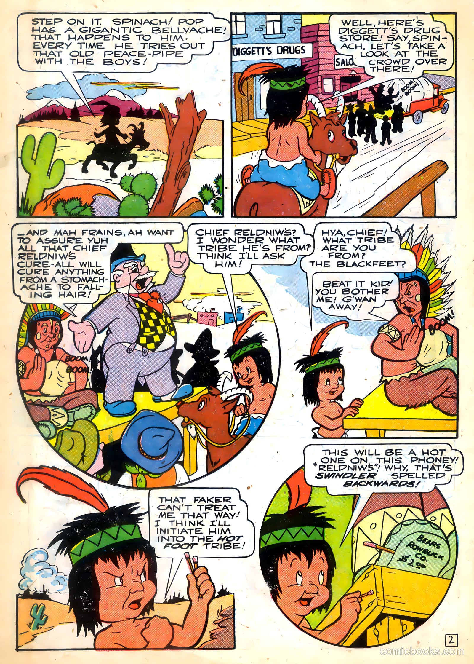 Cowboys 'n' Injuns #2 (1946) — page 36 of 52