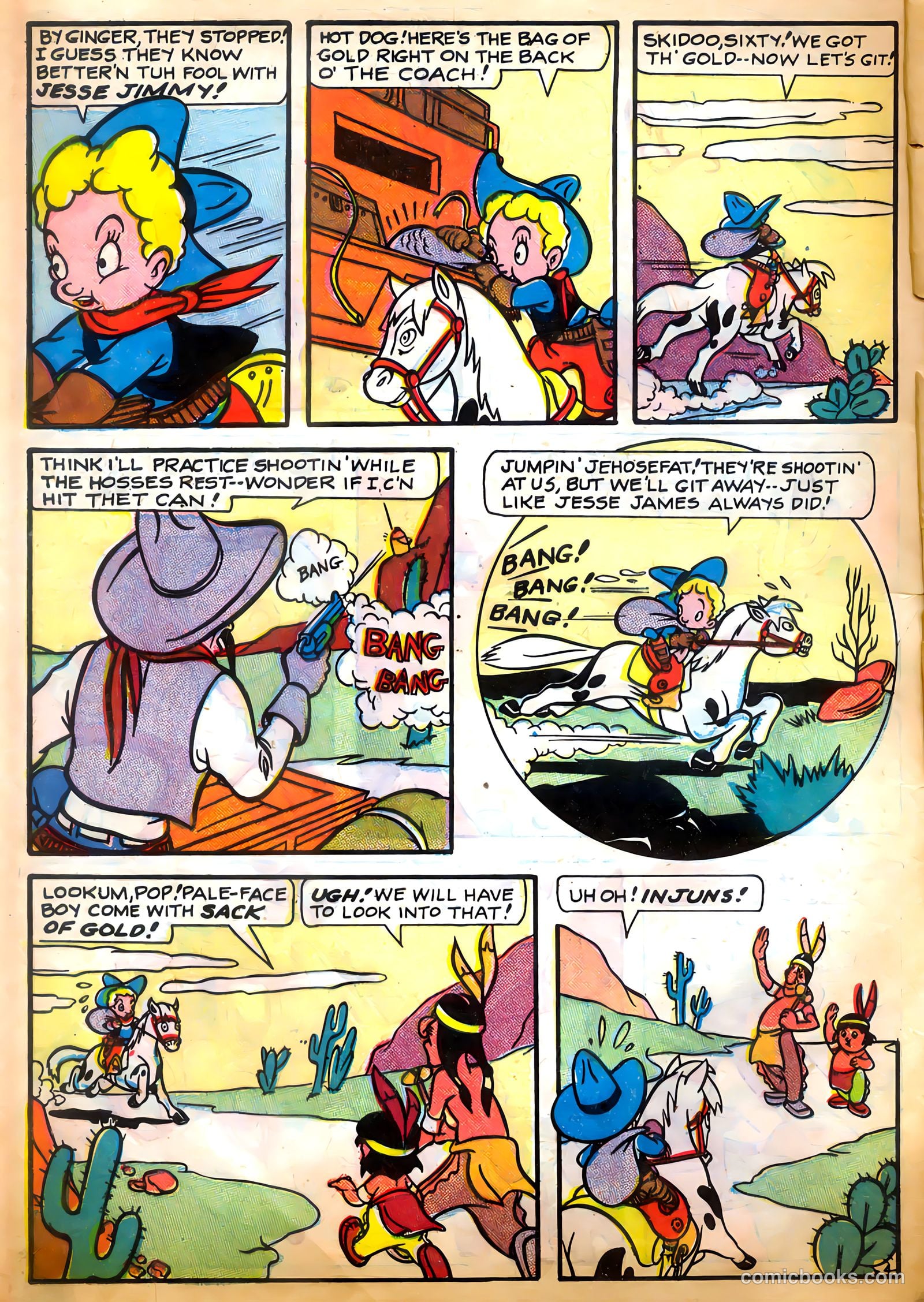 Cowboys 'n' Injuns #3 (1947) — page 6 of 37