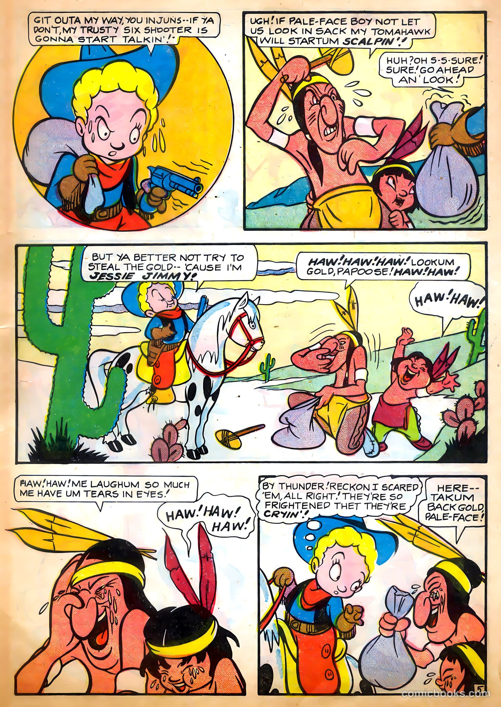 Cowboys 'n' Injuns #3 (1947) — page 7 of 37