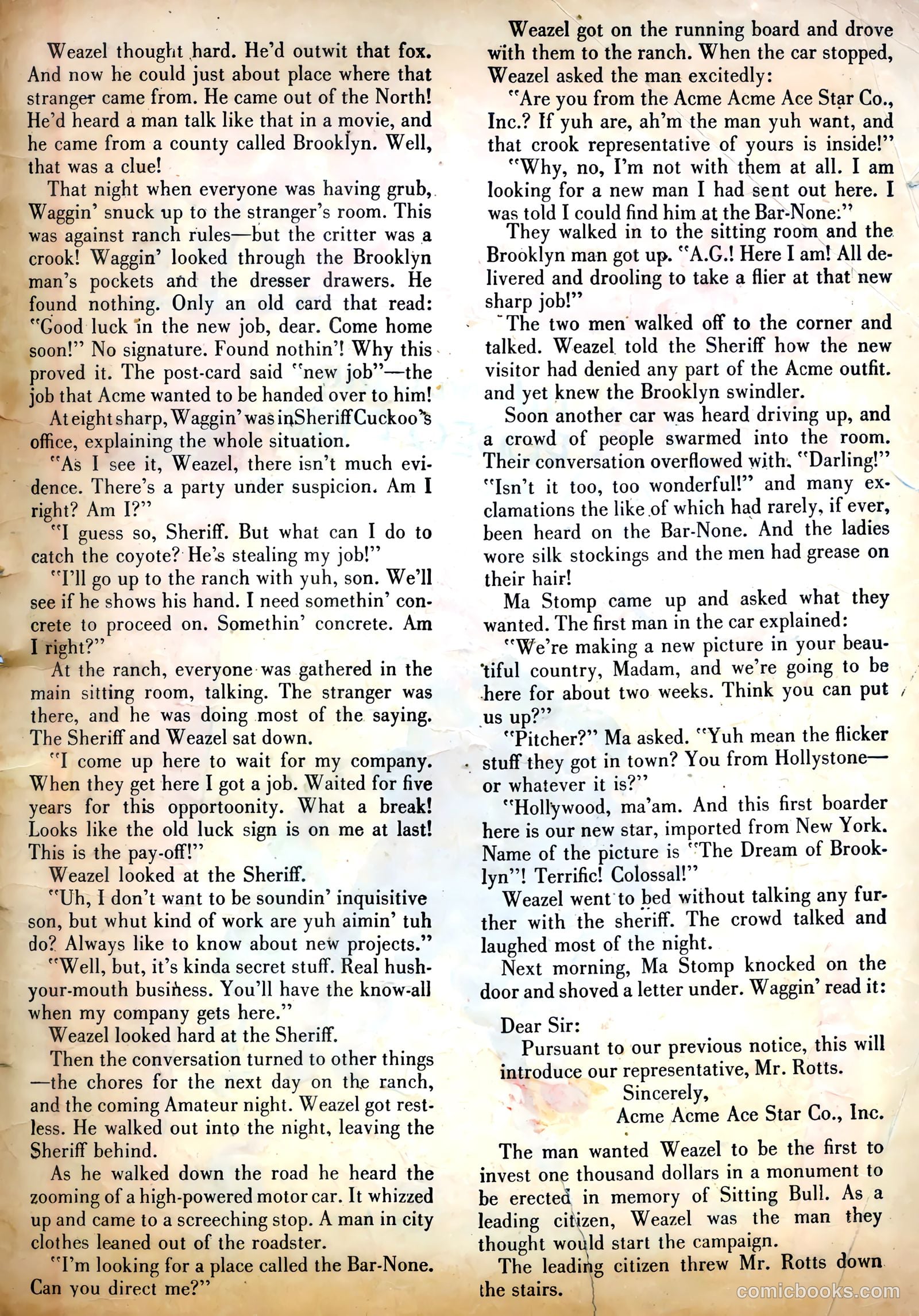Cowboys 'n' Injuns #3 (1947) — page 35 of 37