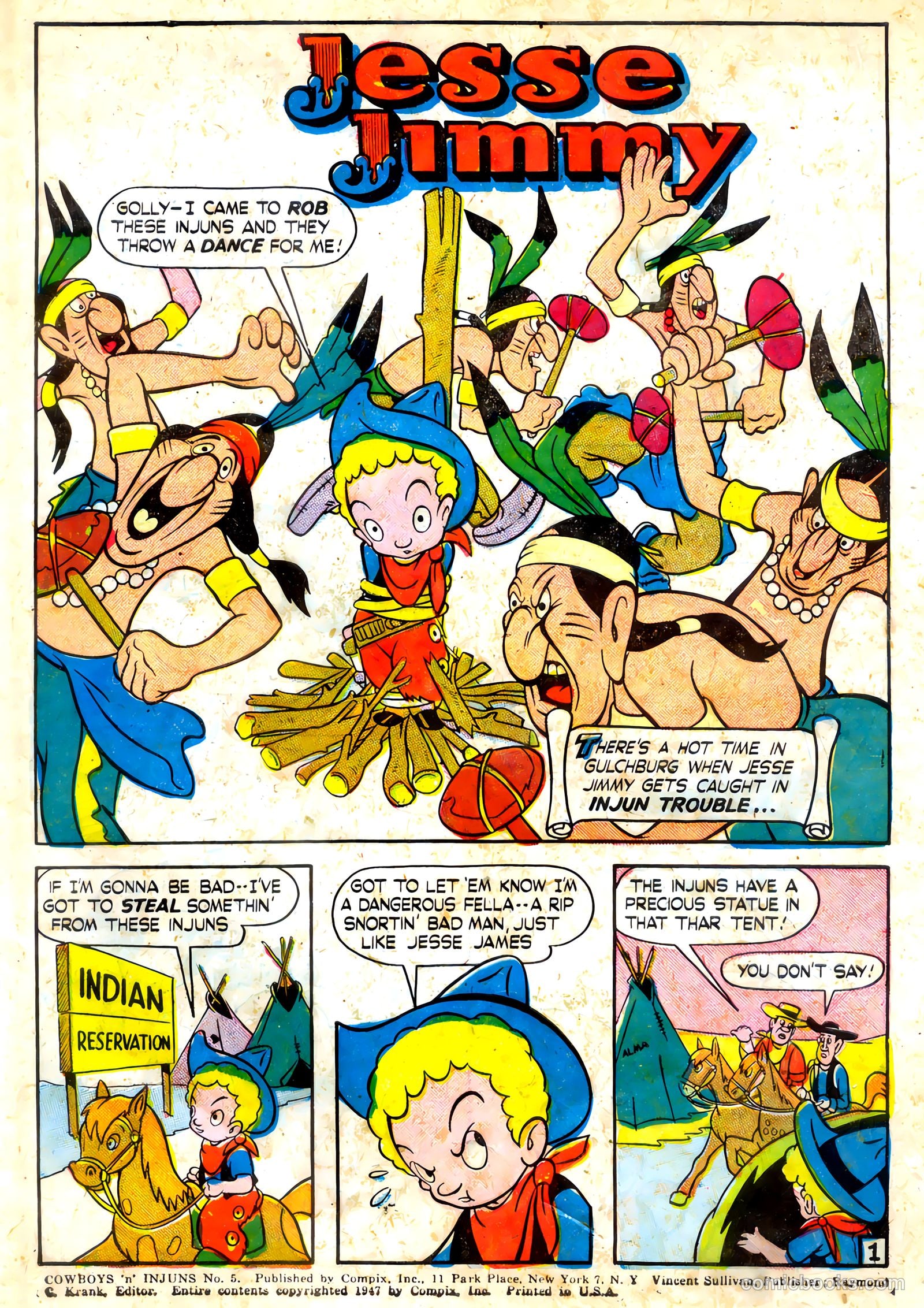 Cowboys 'n' Injuns #5 (1947) — page 3 of 36
