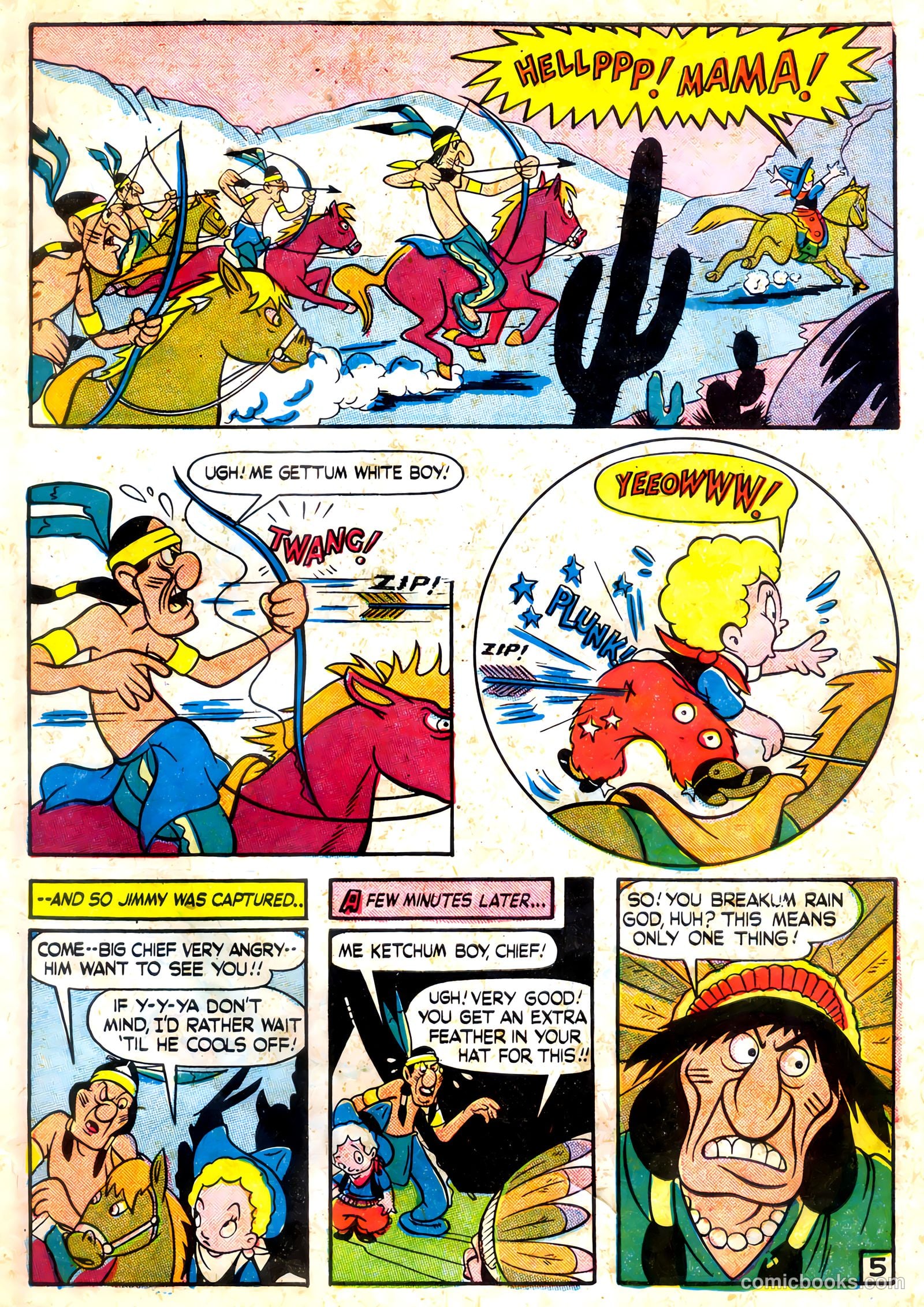 Cowboys 'n' Injuns #5 (1947) — page 7 of 36