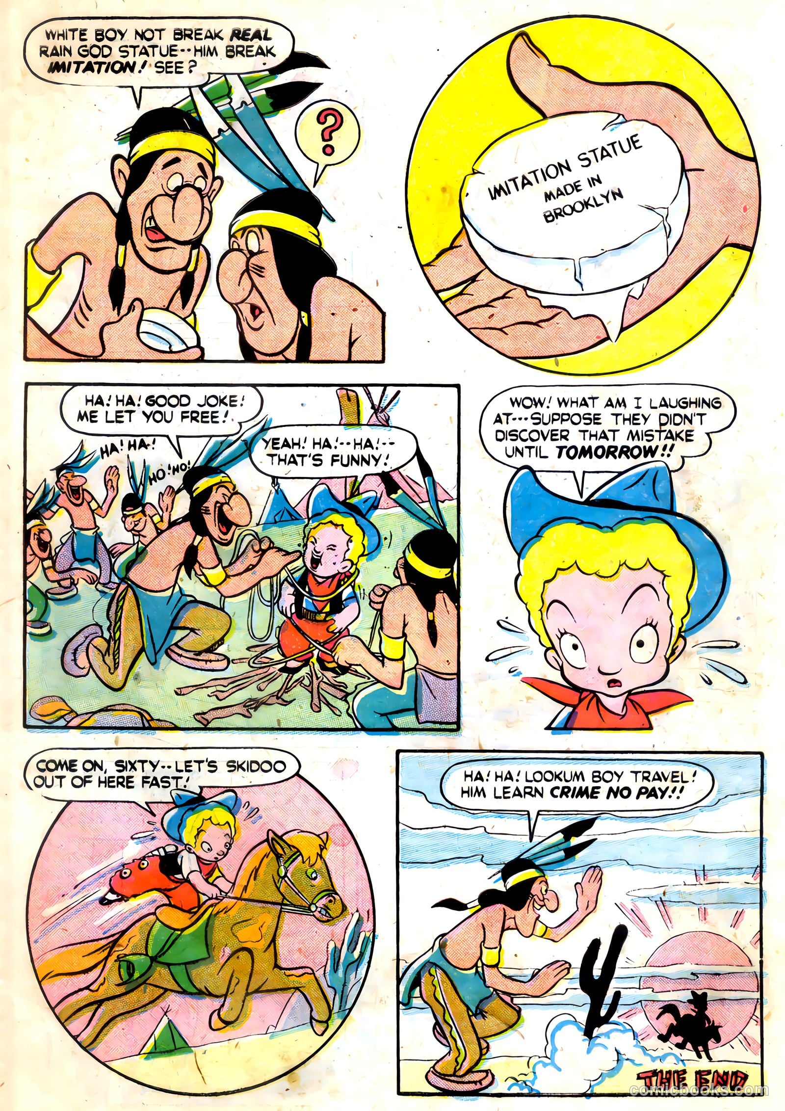 Cowboys 'n' Injuns #5 (1947) — page 9 of 36