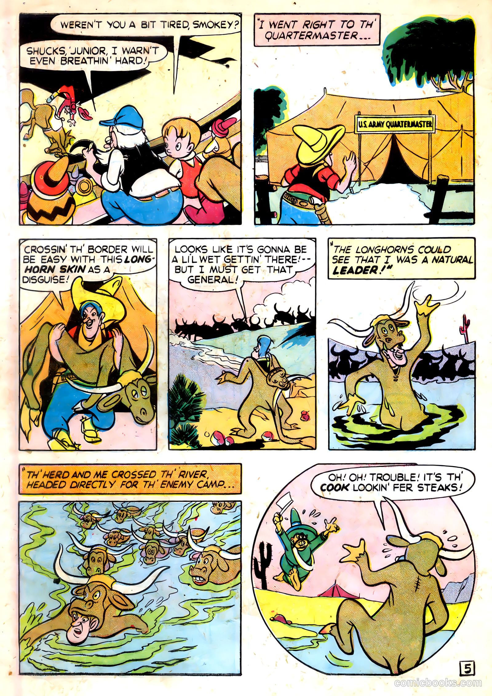 Cowboys 'n' Injuns #5 (1947) — page 32 of 36