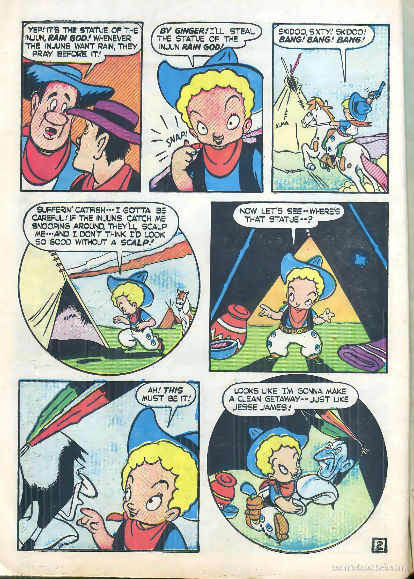 Cowboys 'N' Injuns #7 (1958) — page 4 of 36