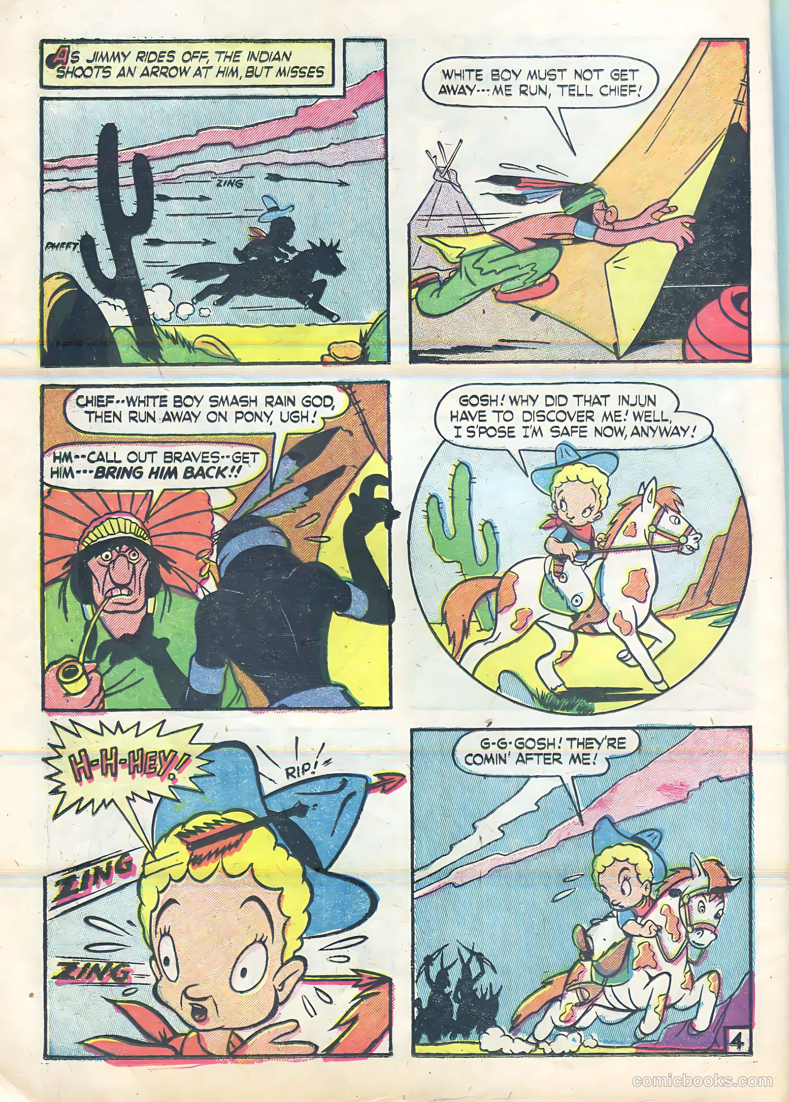 Cowboys 'N' Injuns #7 (1958) — page 6 of 36
