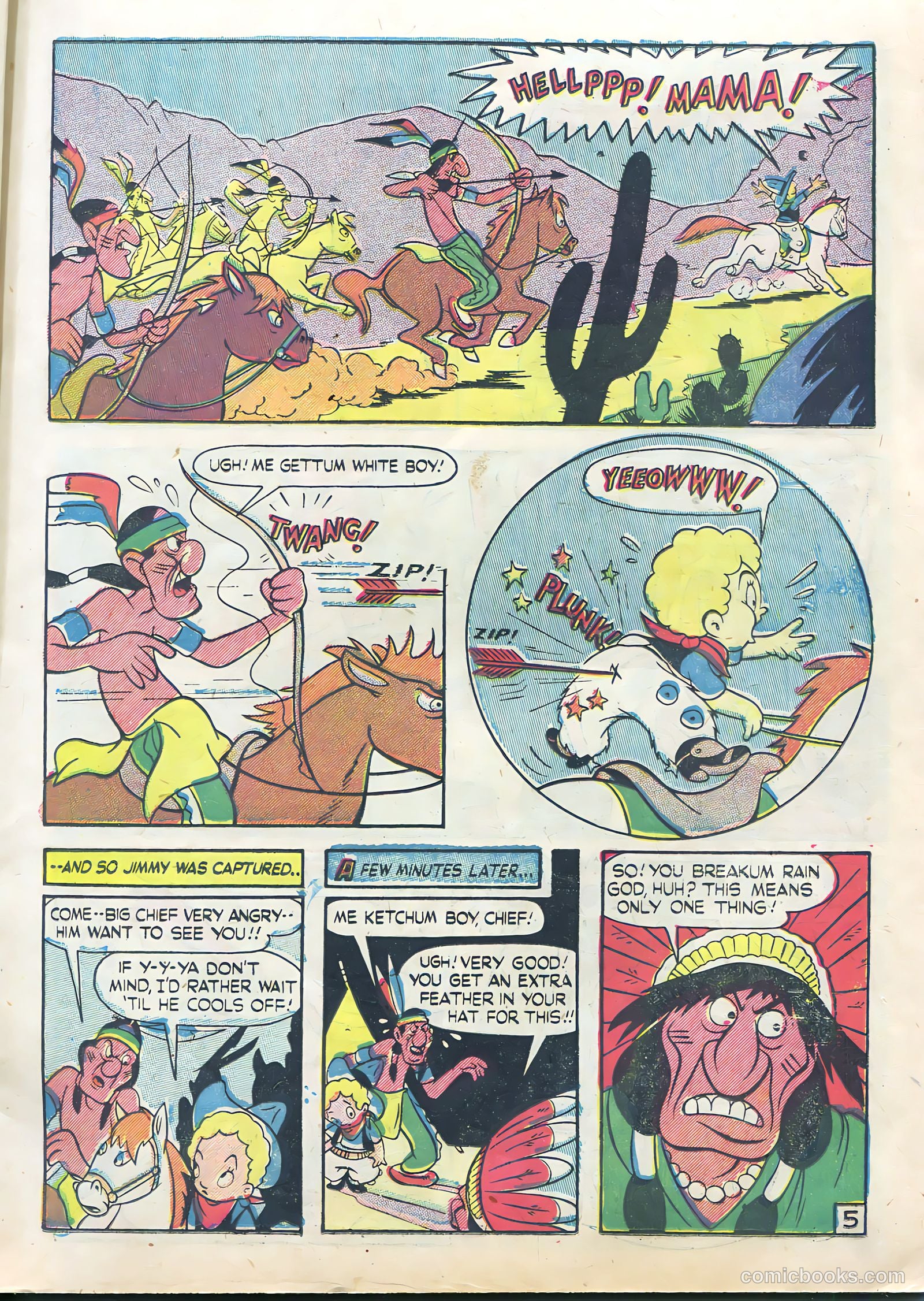 Cowboys 'N' Injuns #7 (1958) — page 7 of 36