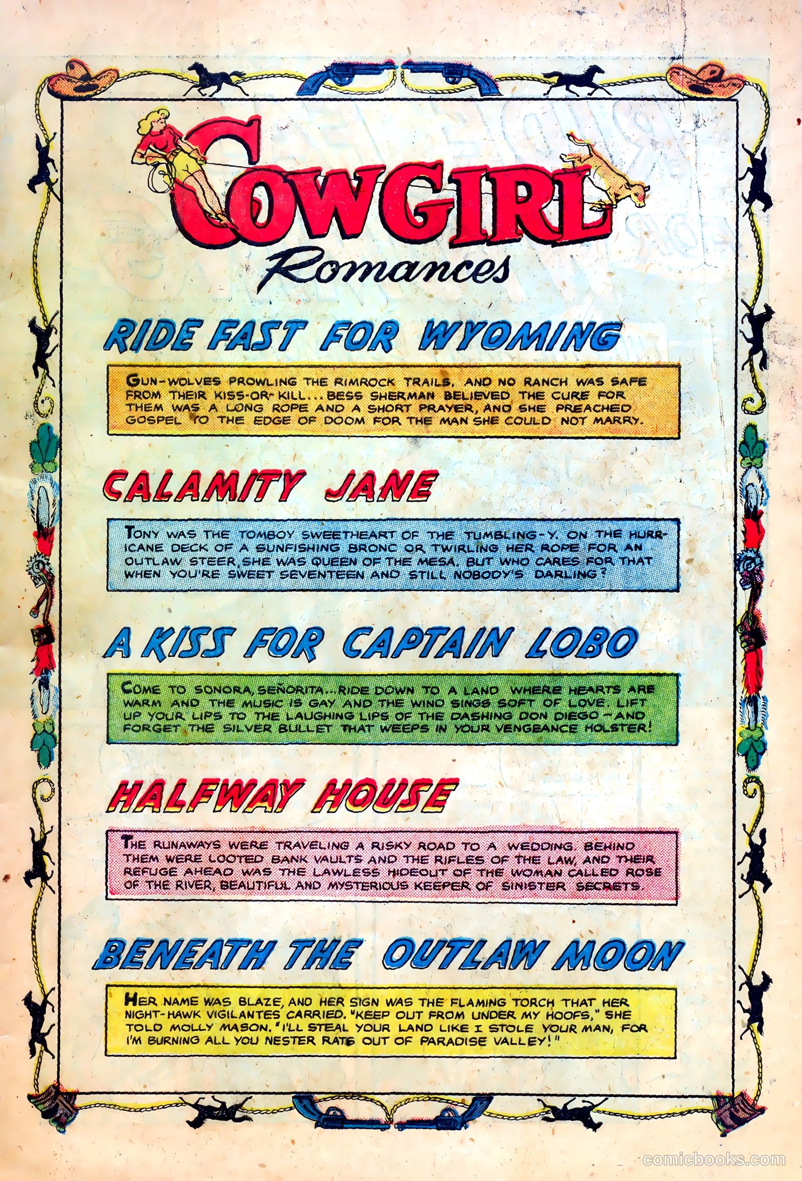 Cowgirl Romances #1 (1950) — page 3 of 53