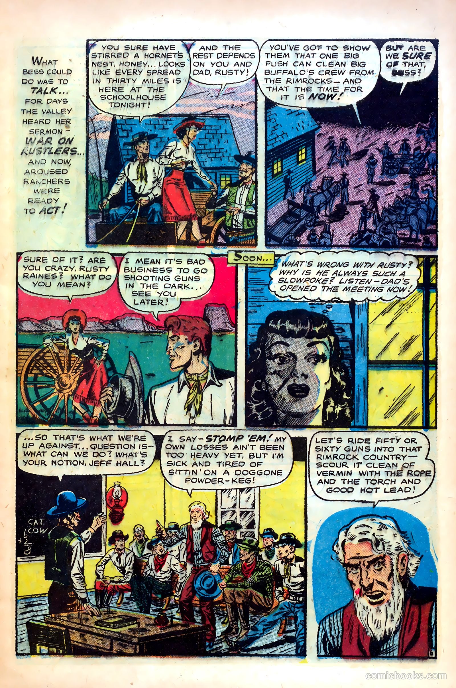 Cowgirl Romances #1 (1950) — page 9 of 53