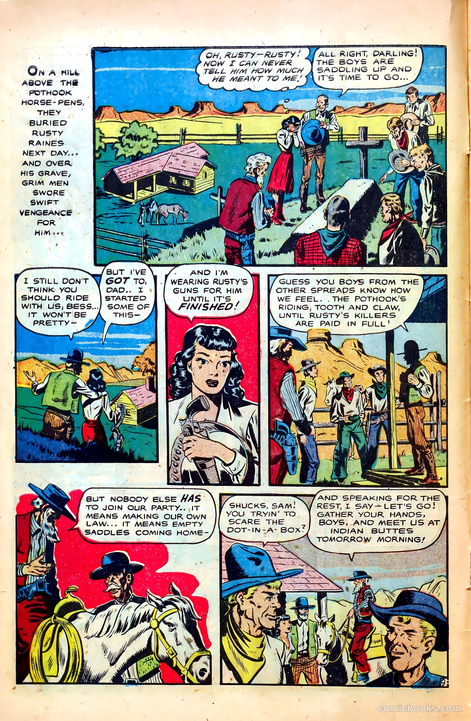 Cowgirl Romances #1 (1950) — page 12 of 53