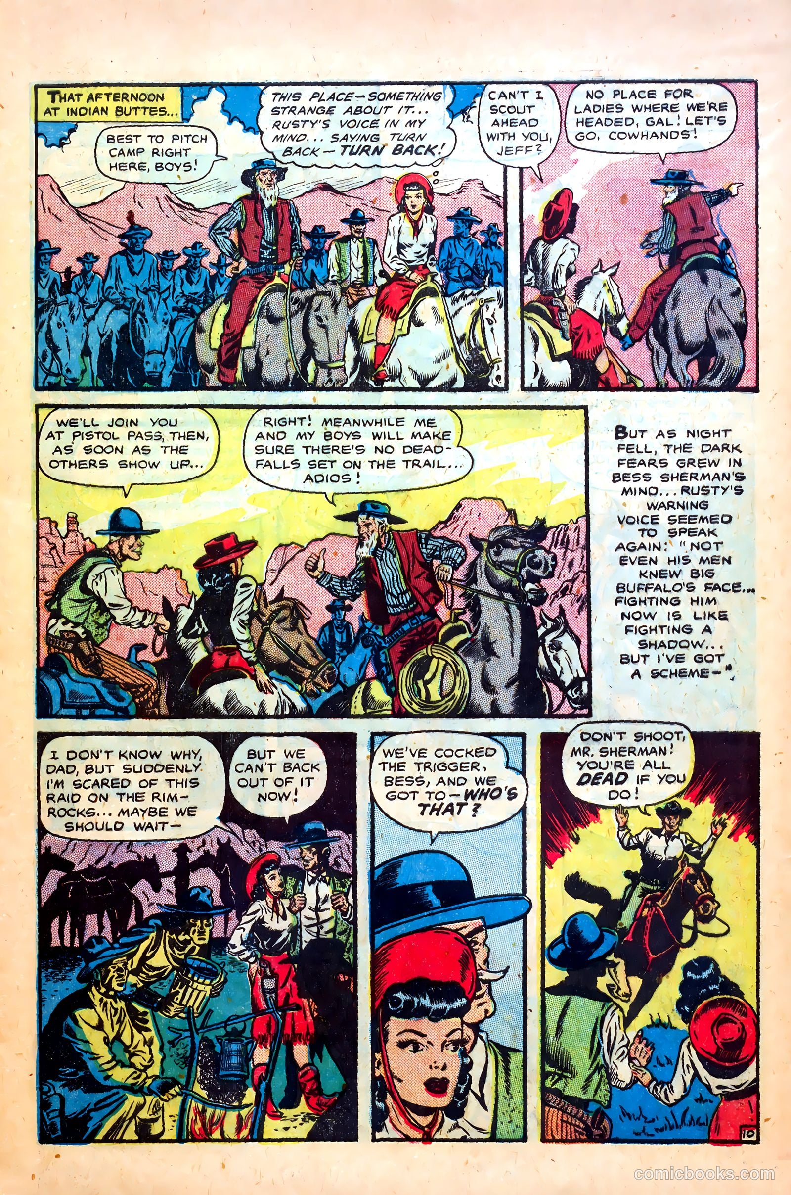 Cowgirl Romances #1 (1950) — page 13 of 53