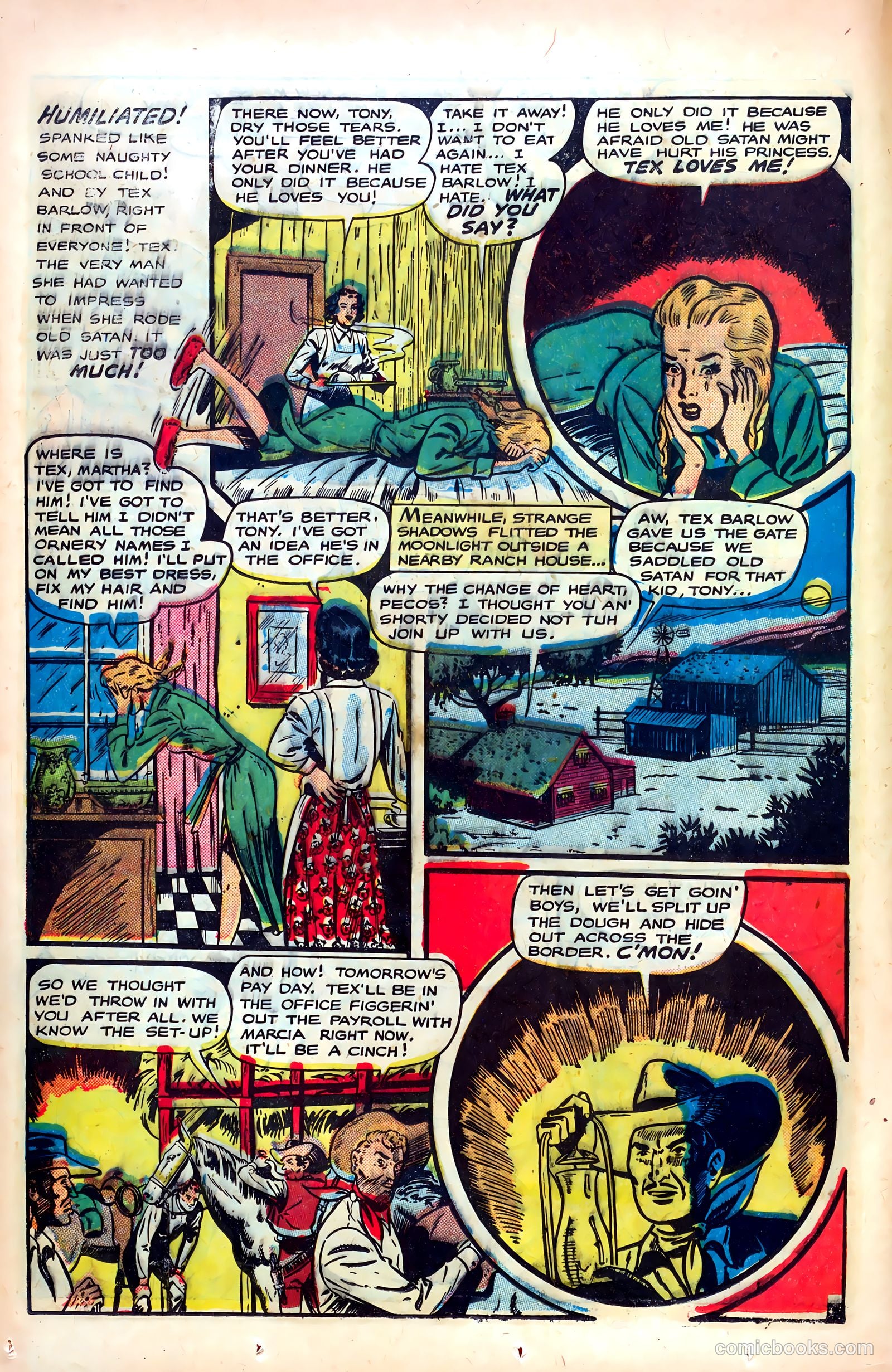 Cowgirl Romances #1 (1950) — page 20 of 53
