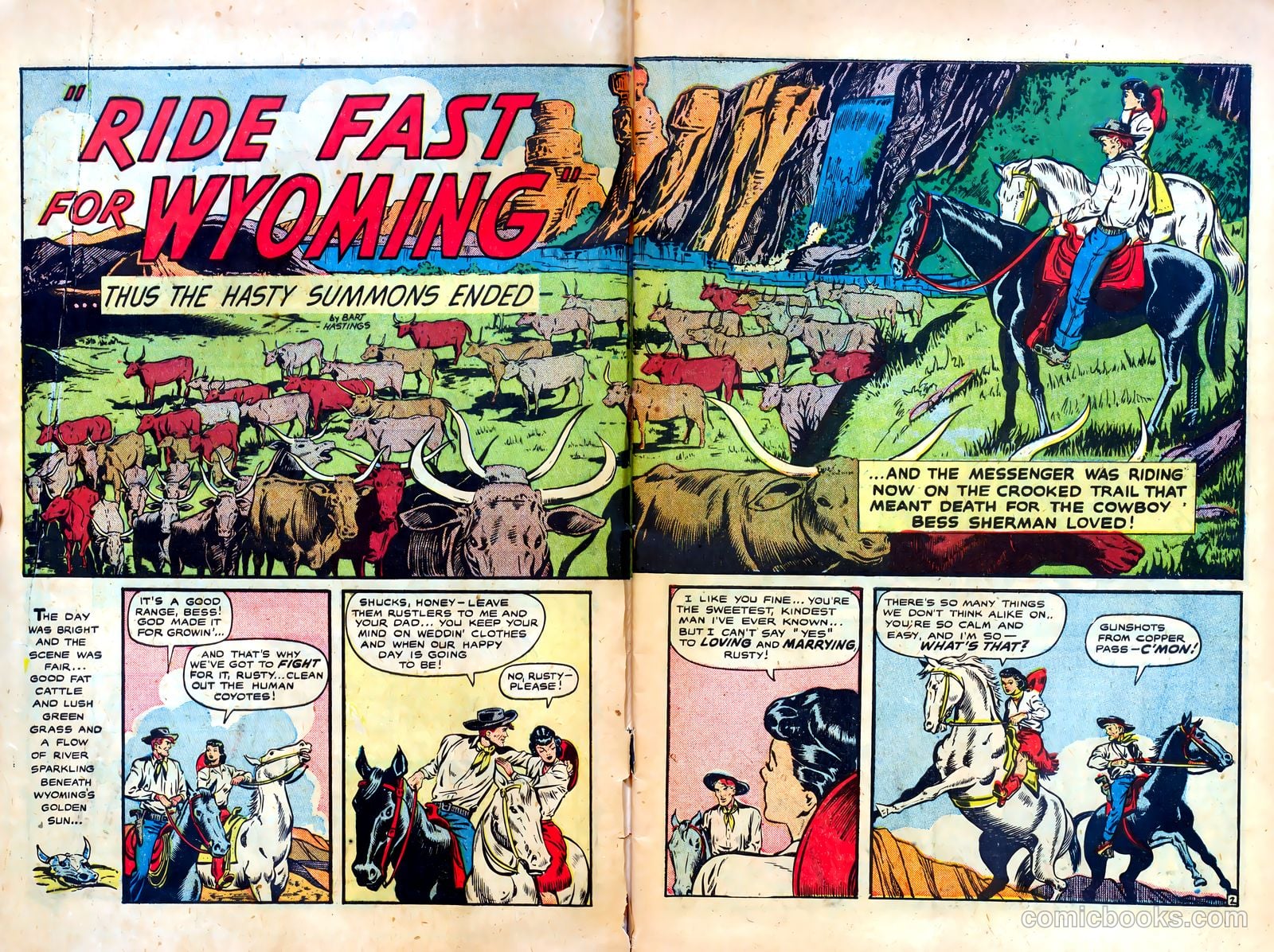 Cowgirl Romances #1 (1950) — page 53 of 53