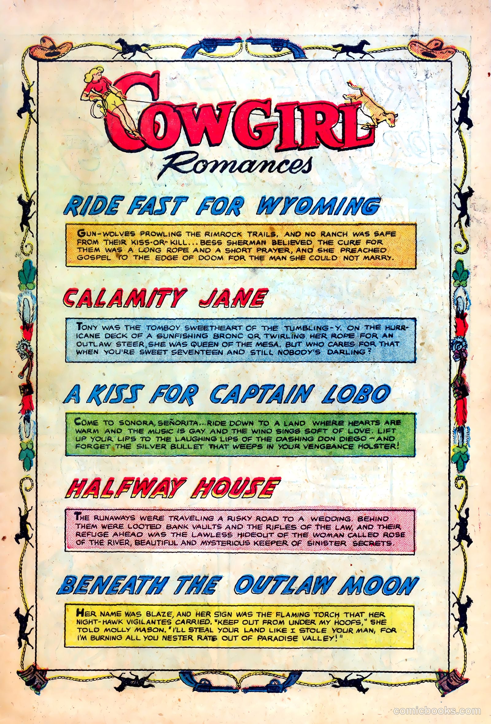Cowgirl Romances #1 (1950) — page 3 of 53