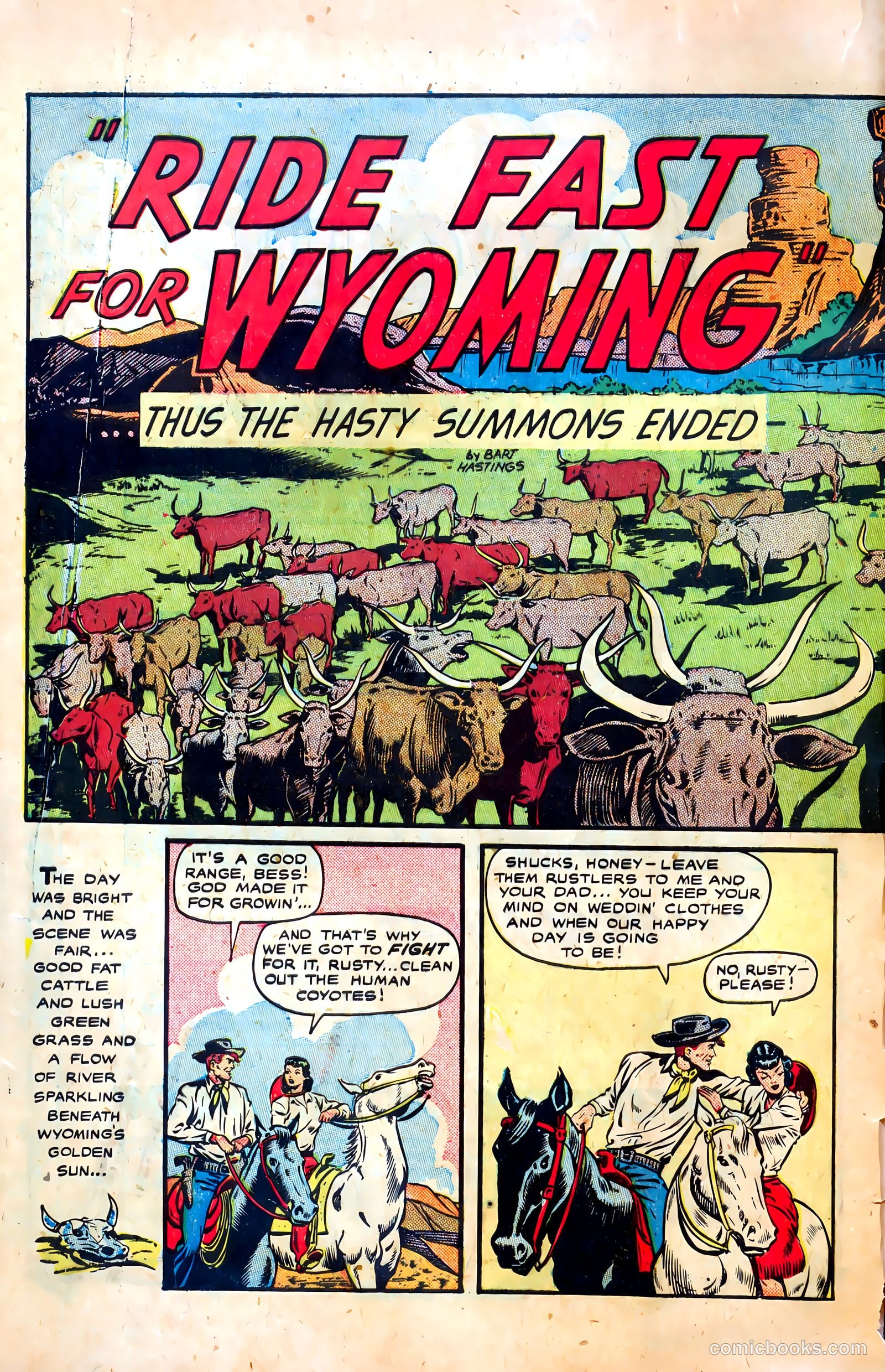 Cowgirl Romances #1 (1950) — page 4 of 53