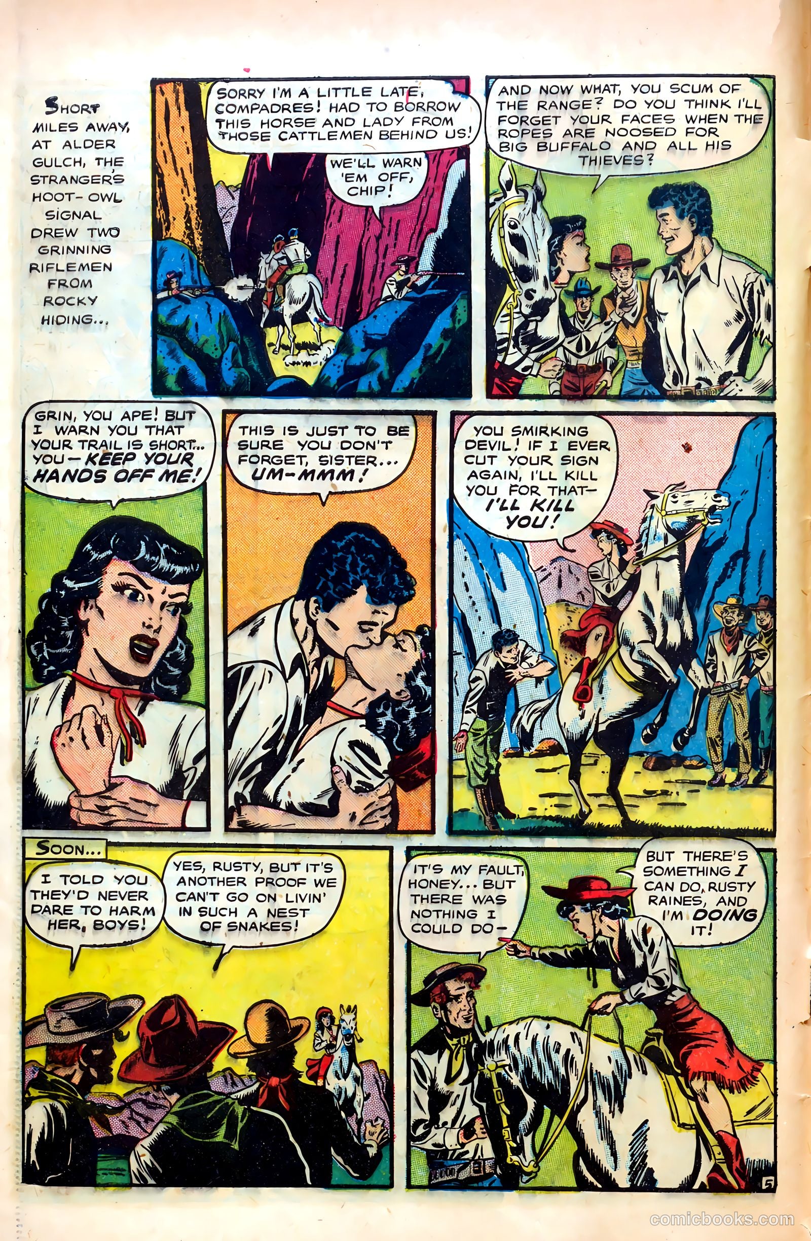 Cowgirl Romances #1 (1950) — page 8 of 53