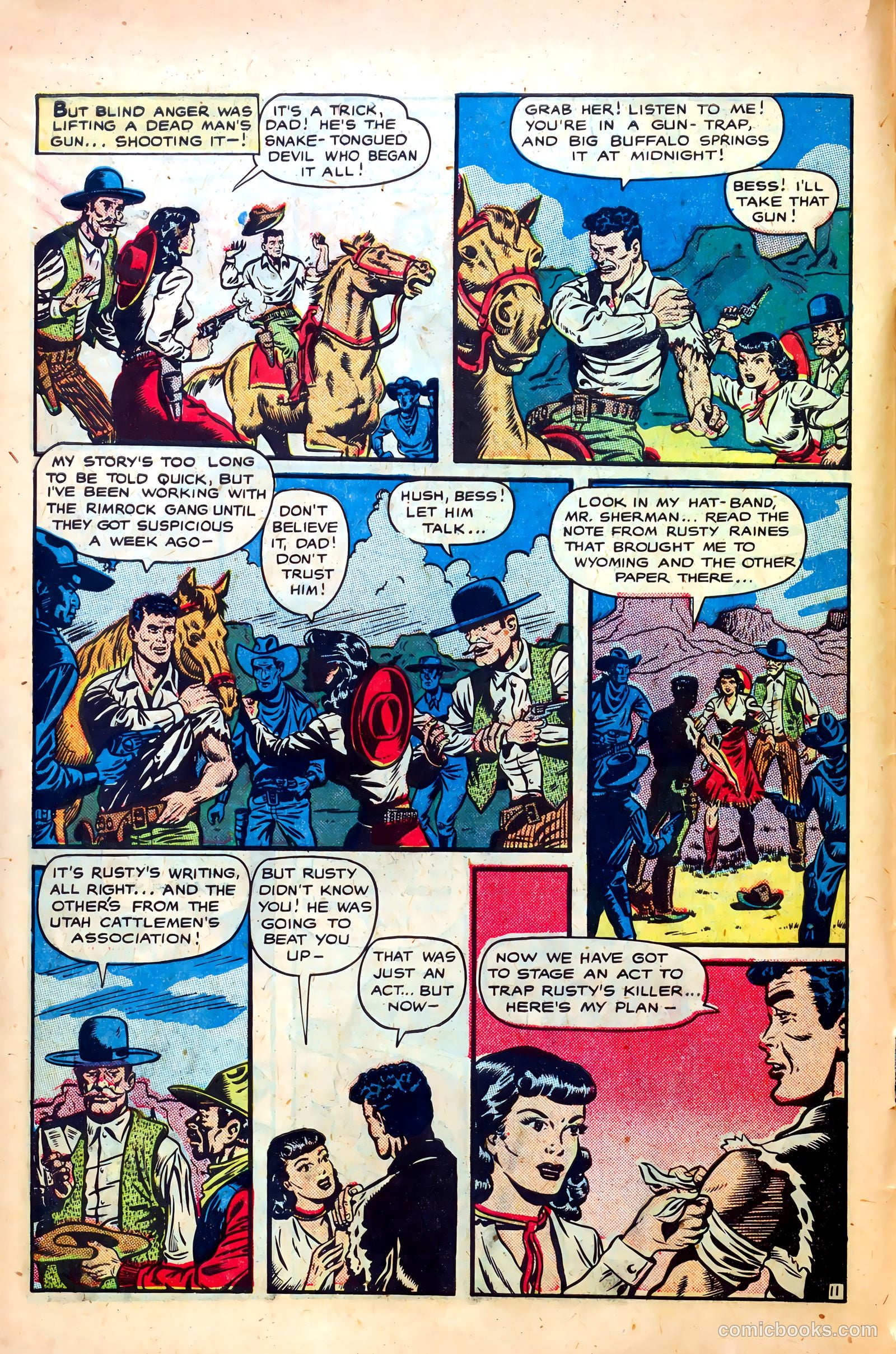Cowgirl Romances #1 (1950) — page 14 of 53