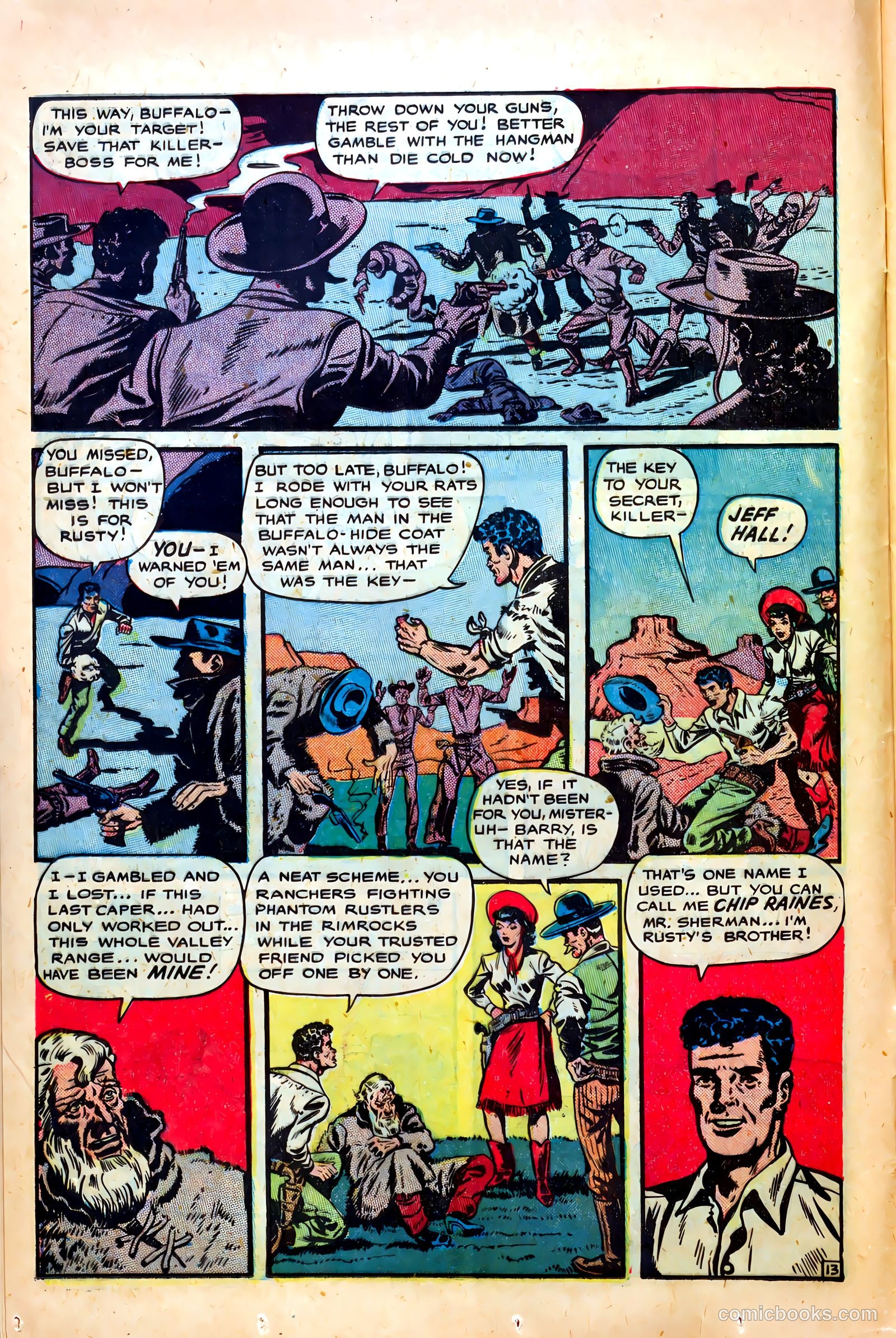 Cowgirl Romances #1 (1950) — page 16 of 53