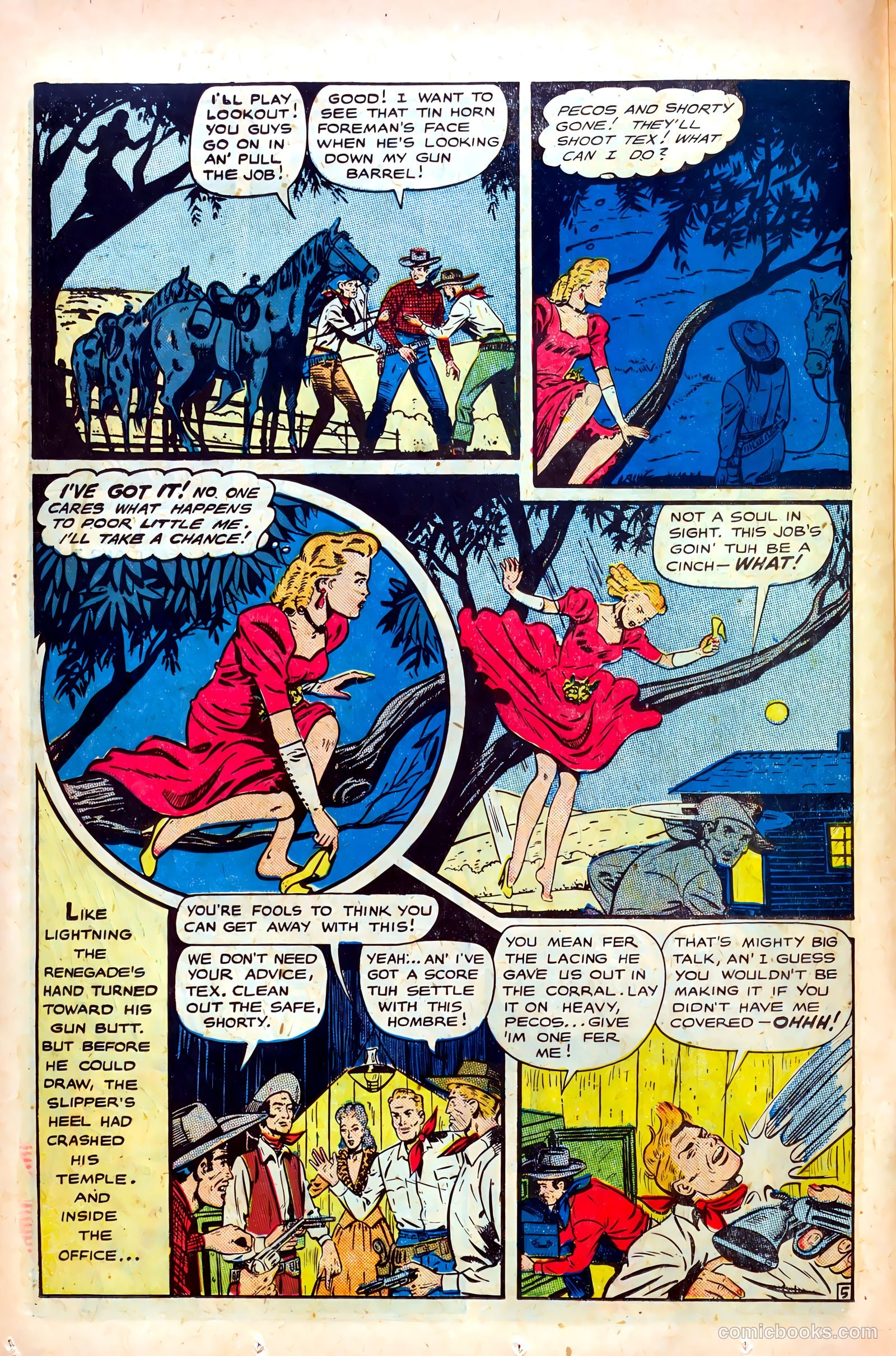 Cowgirl Romances #1 (1950) — page 22 of 53