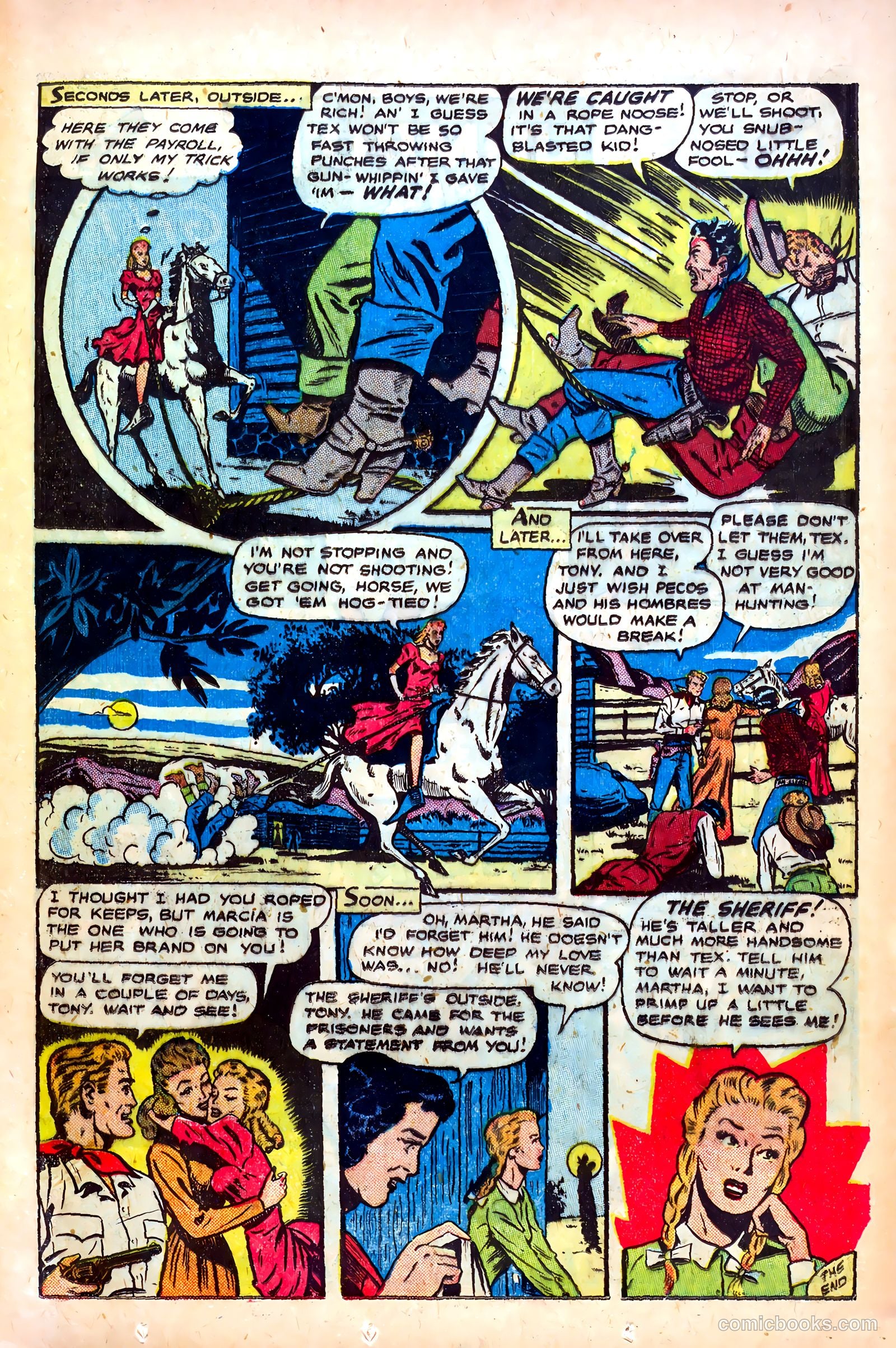 Cowgirl Romances #1 (1950) — page 23 of 53