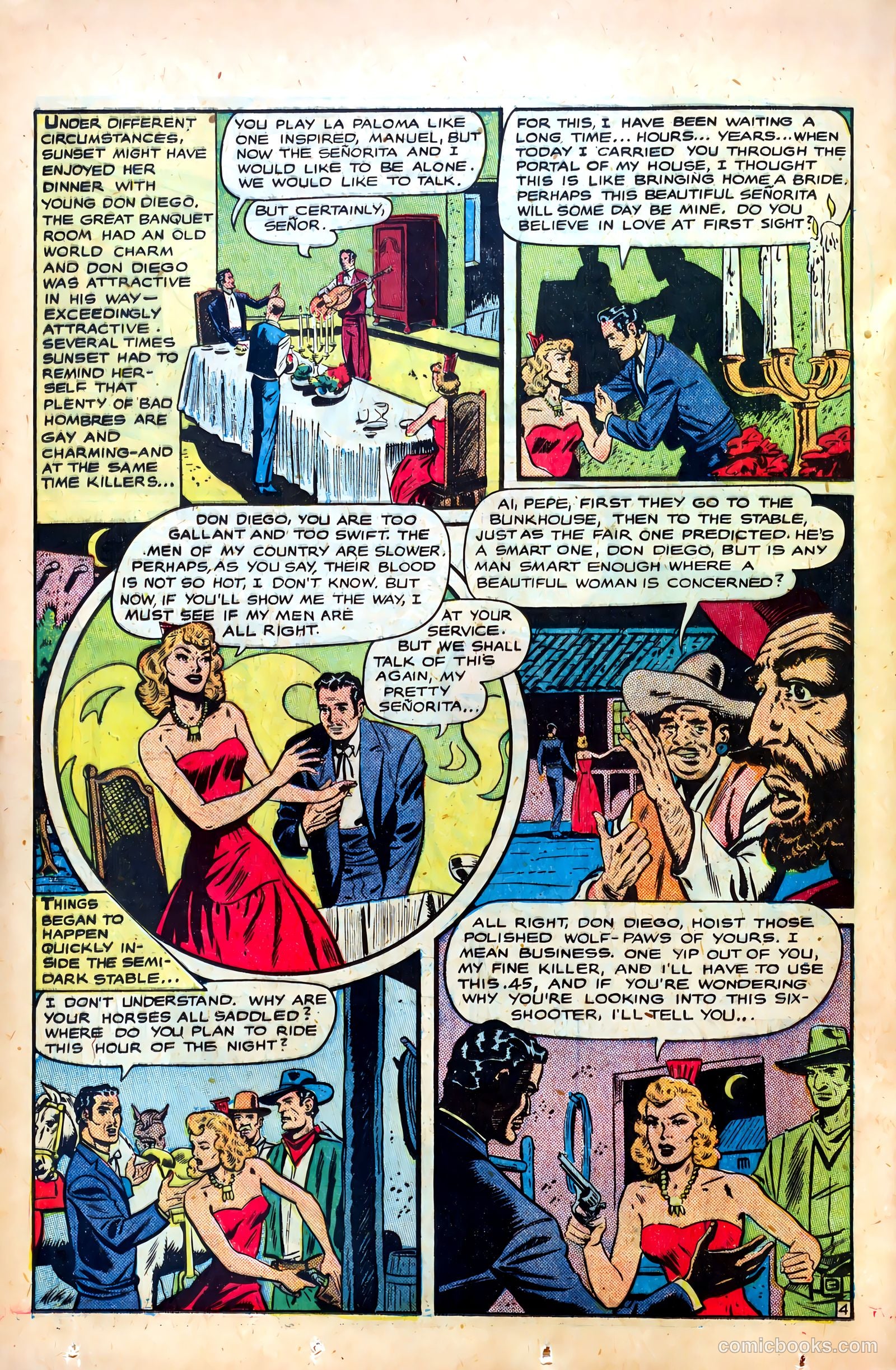 Cowgirl Romances #1 (1950) — page 28 of 53